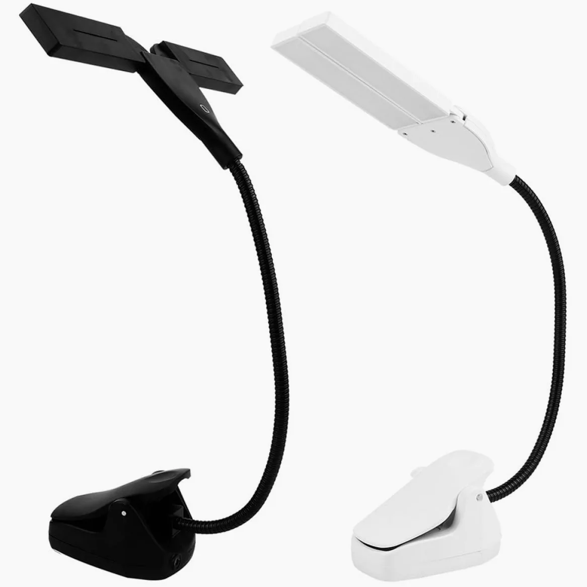 Hemobllo Lampada LED Luce Morbida e Protezione per Occhi per Spartiti da Pianoforte Clip Regolabile Ricaricabile USB, per Pratica Musicale e Studio di Strumenti
