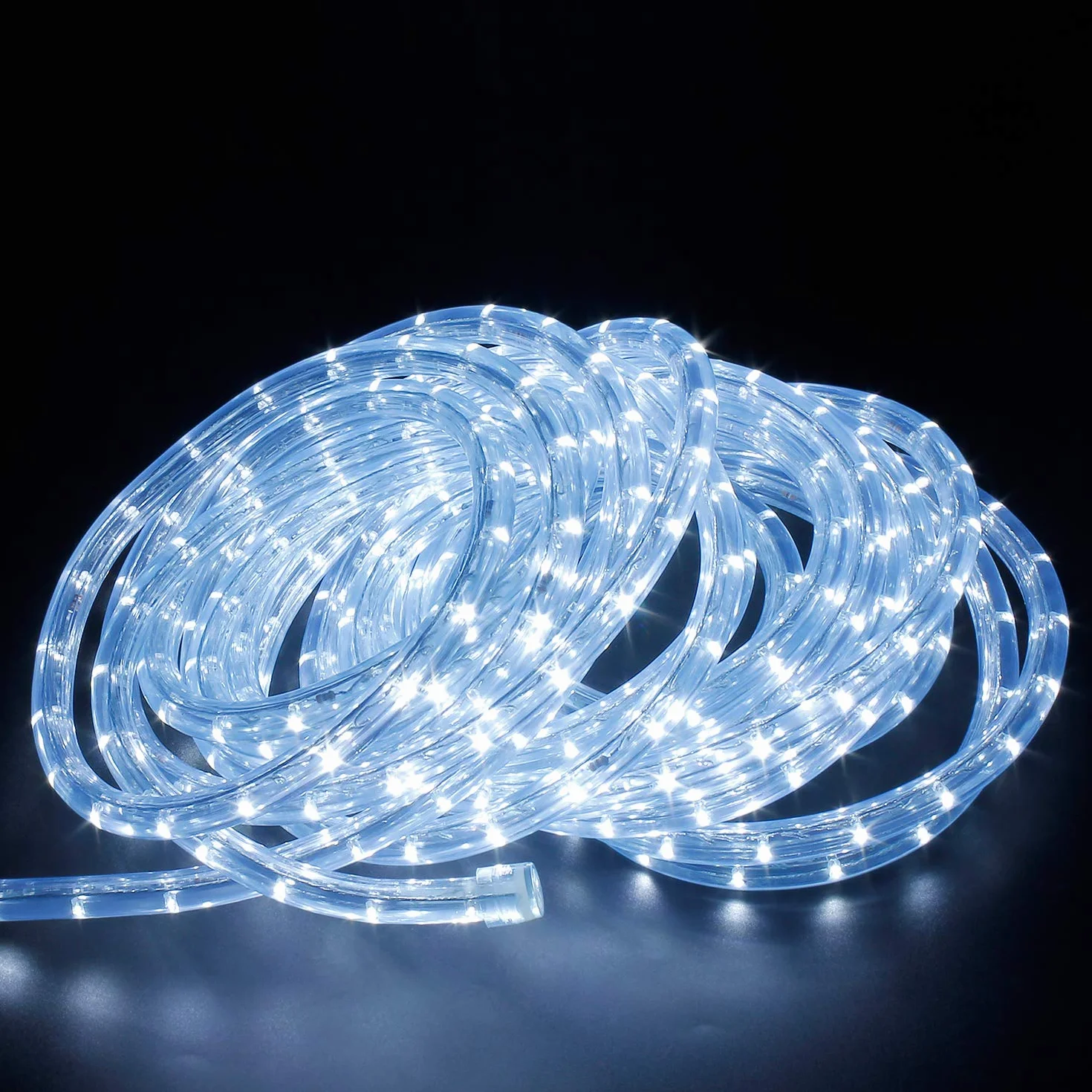 Forever Speed 10M Tubo Luminoso LED Flessibile Bianco Freddo per Esterni e Interni Decorazione per Natale, Matrimonio, Vacanze, Giardino, Tetto e Illuminazione IP65