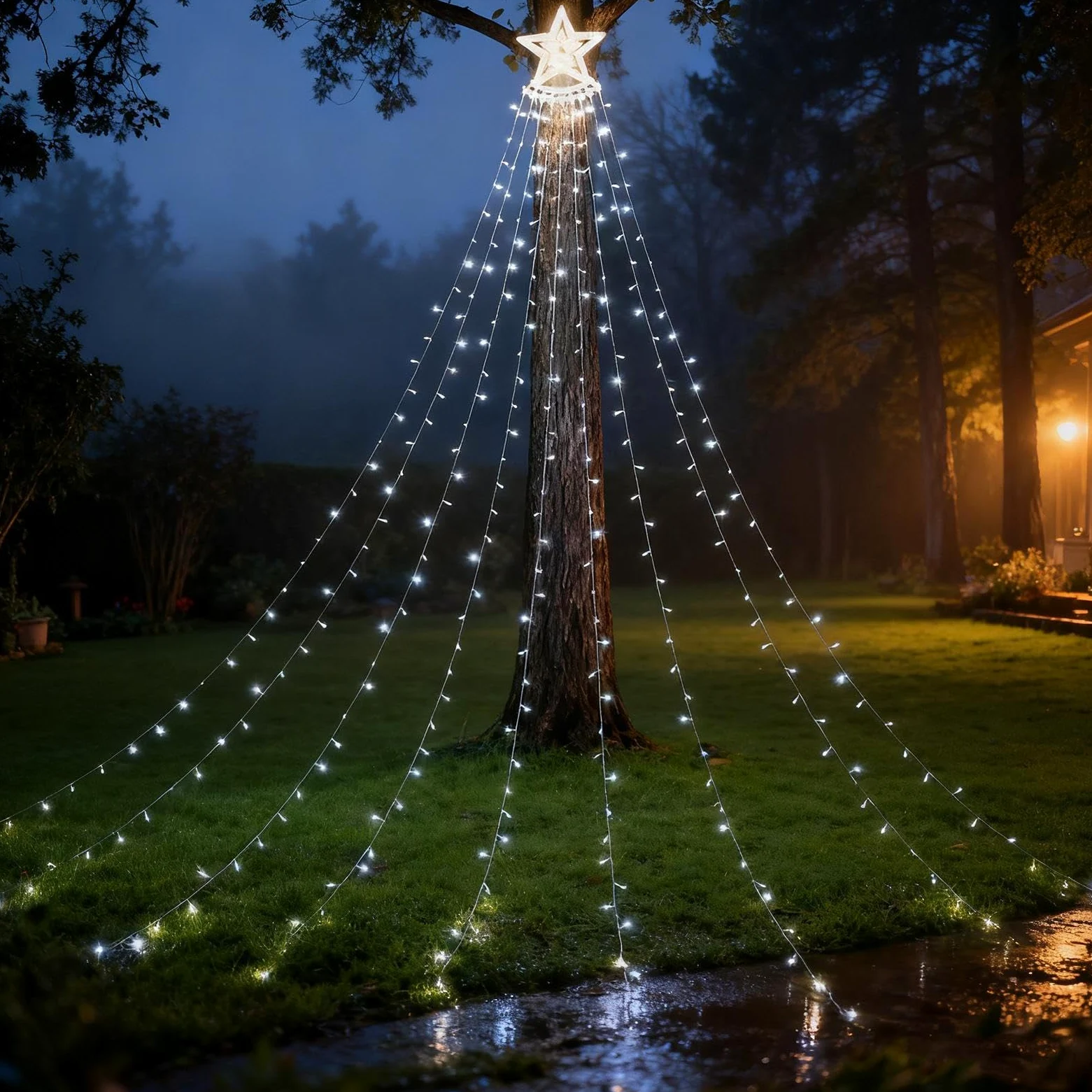 Generisch natalizie a energia solare, 3,35 metri, a LED, impermeabili