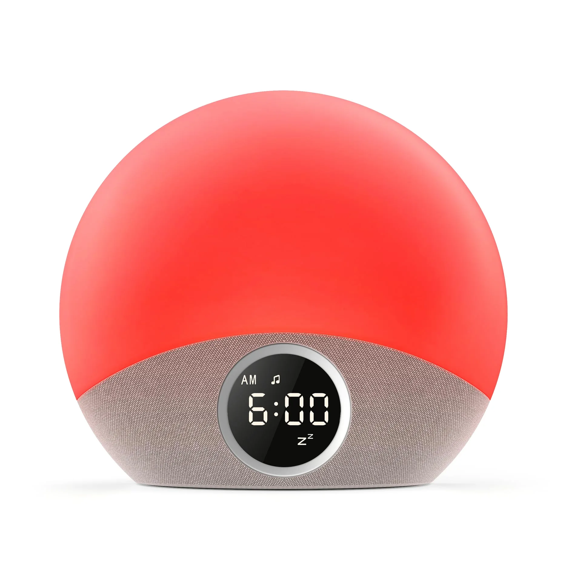 Dreamegg Nite 7 Sveglia Luminosa Alba Macchina Rumore Bianco con 30 Suoni, Sveglia da Comodino con 5 Suoni di Allarme e 8 Colori di Luce Notturna, Funzione Snooze Sveglia per Adulti e Bambini