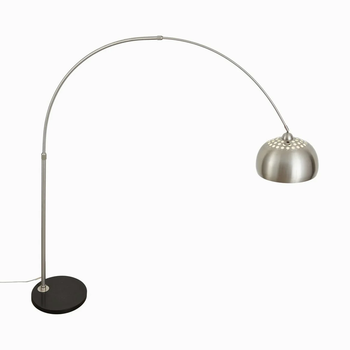 Qazqa Booglamp XXL - Lampada da terra arco Moderno - 1 luce - L 1700 mm - Acciaio - Moderno - Soggiorno