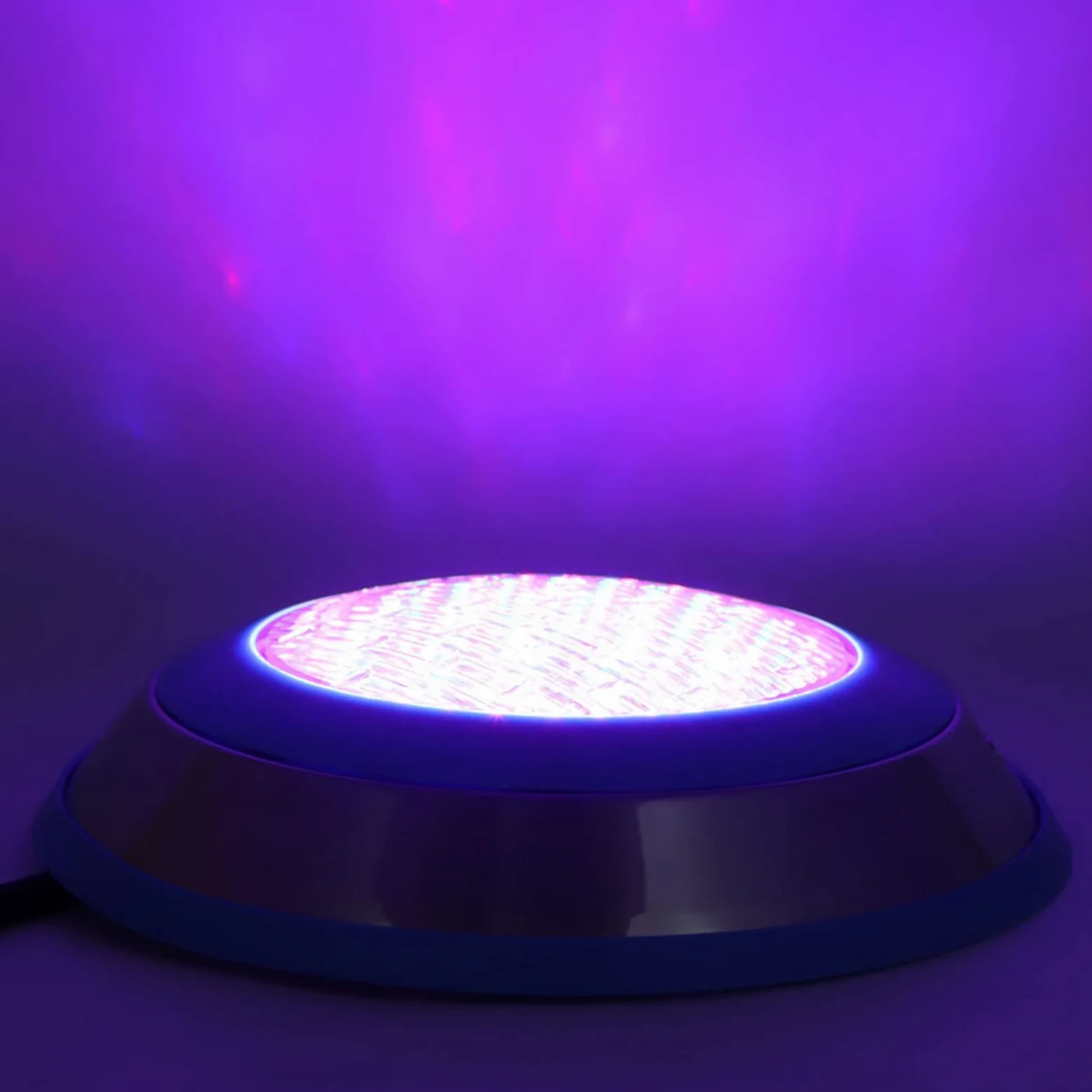 Garosa Lampada Subacquea in Acciaio Inossidabile IP68 Impermeabile, Lampada Subacquea a Parete a LED da 15W per Fontane da Piscina, Controllo RGB con Telecomando, Voltaggio Sicuro AC12V