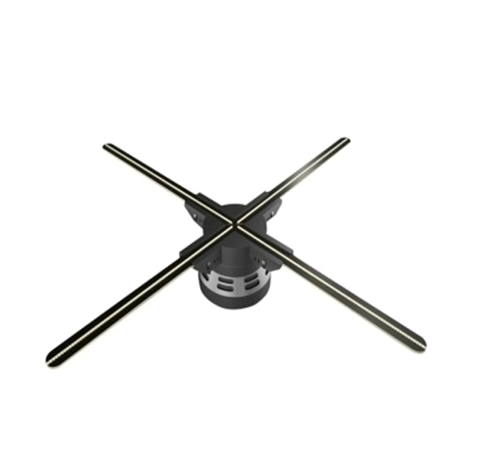 Proiettore olografico 3D da 65 cm con ventola Wi-Fi, display LED, luce pubblicitaria logo, lampada e telecomando Per Halloween, Natale