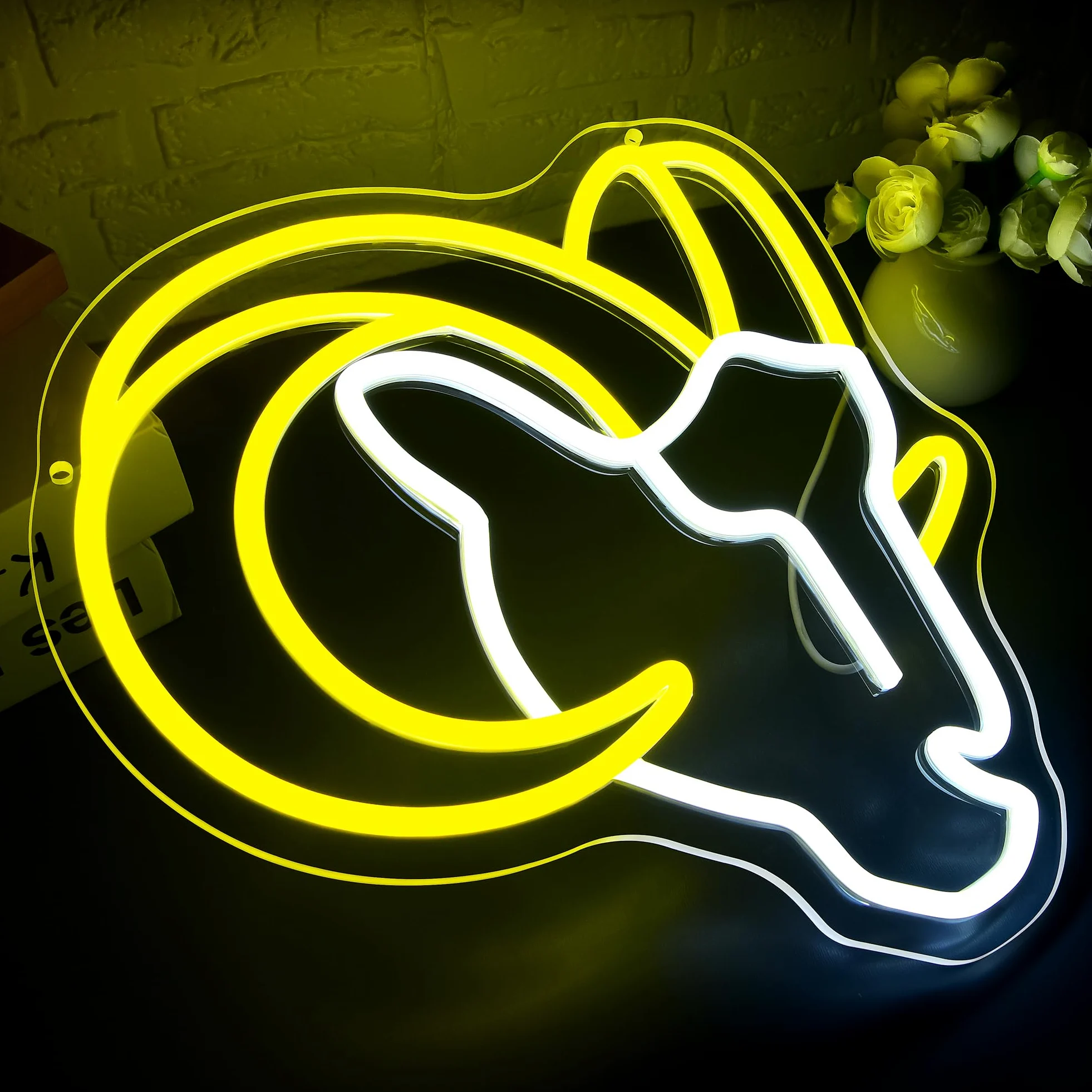 Insegna al neon per decorazione da parete con logo della squadra, luce al neon per uomo, luce LED dimmerabile, per sala giochi, sport, bar, camera da letto, fan del calcio, regali di compleanno