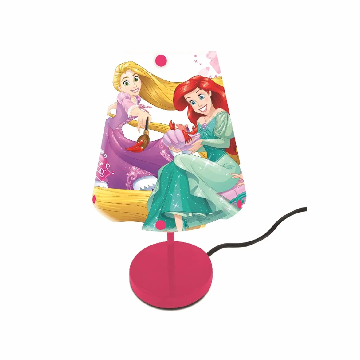 Lexibook Disney Princess - Lampada datavolo, Luce decorativa con Disney Princess - LT010DP