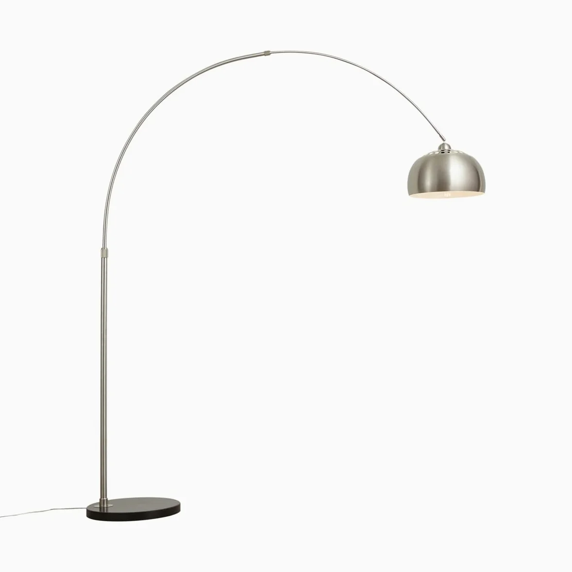 Qazqa Booglamp XXL - Lampada da terra arco Moderno - 1 luce - L 1700 mm - Acciaio - Moderno - Soggiorno