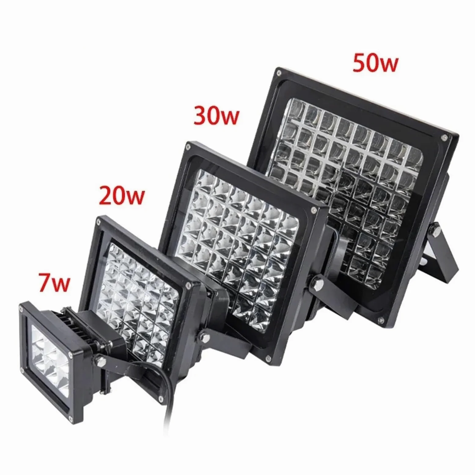 Lampada uv resina, Lampada di polimerizzazione UV a LED 405nm 395nm 365nm Manuale di riparazione PCB in resina for stampante 3D Lampada di cottura a irradiazione di luce viola fai da te(395nm,30W)