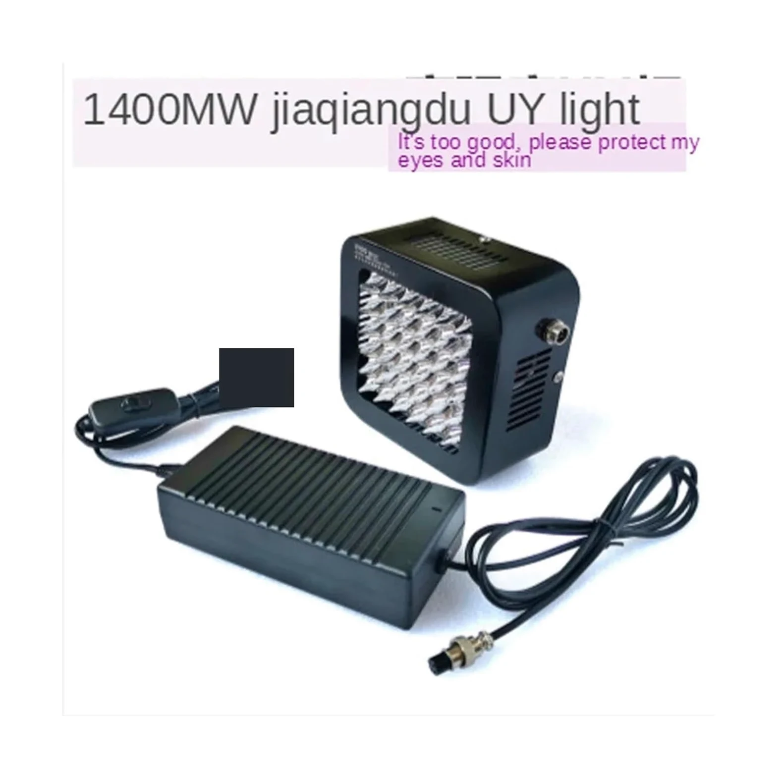Lampada per polimerizzazione UV Lampada for polimerizzazione UV ad alta intensità da 400 W Lampada for fotopolimerizzazione Colla UV Vernice for colla senza ombre Inchiostro verde(405nm)