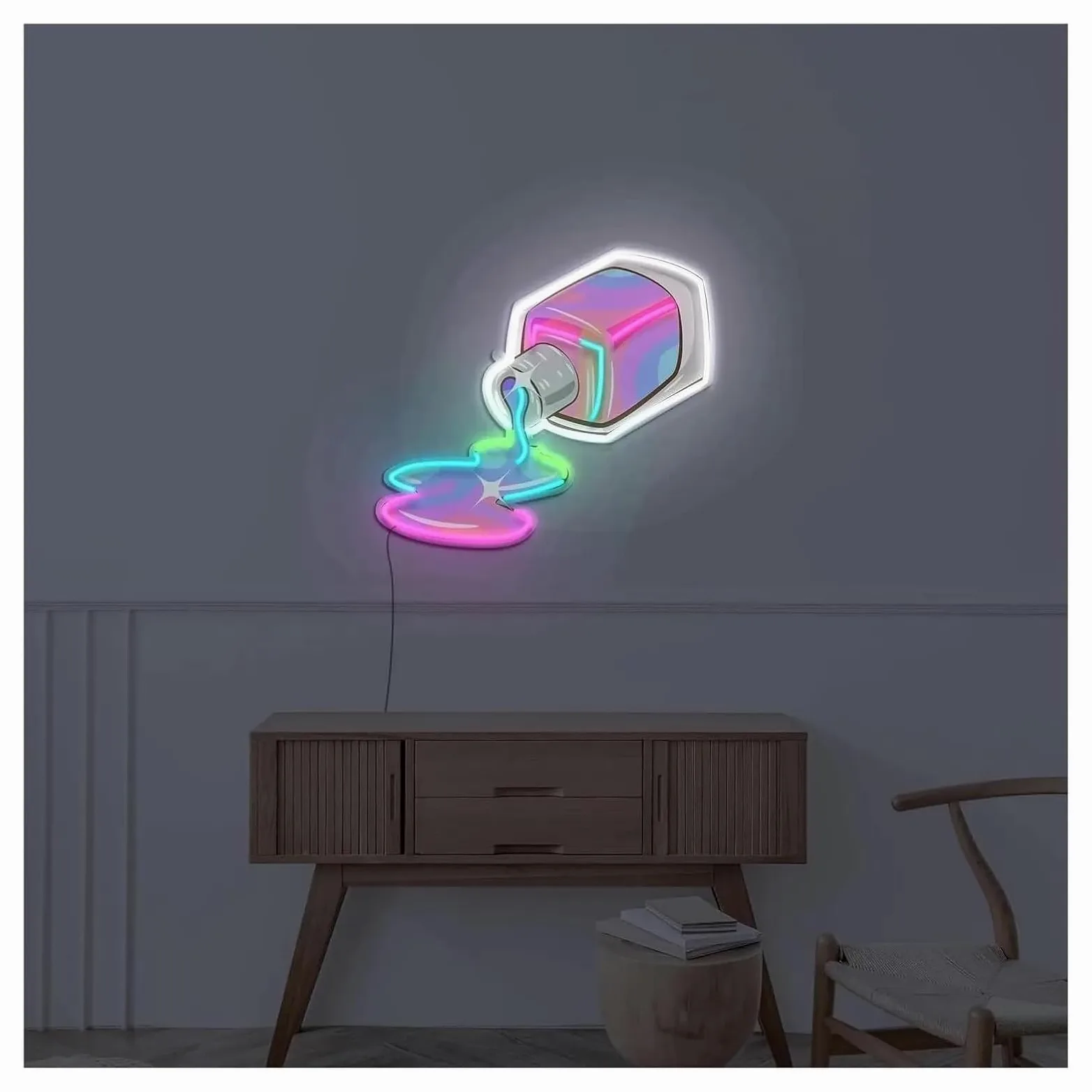 Generico Per la decorazione delle feste con insegne al neon, stampa UV per smalto per