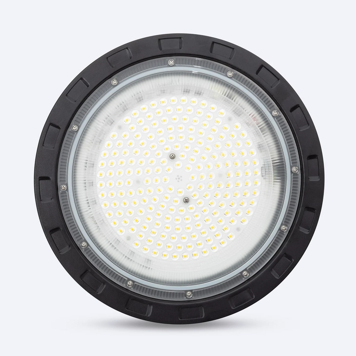 LEDKIA LIGHTING - Campana LED UFO 150W | 120lm/W | 18000lm | Design Slim per Interni/Esterni, Bianco Naturale 4000K, Alluminio