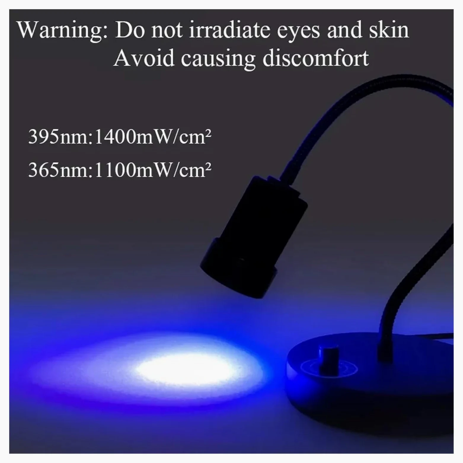 Lampada In Resina UV, Led ultravioletti UV regolabili da 100 W 405nm 365nm 395nm Lampada polimerizzante Colla epossidica Riparazione del circuito in resina di olio verde Polimerizzazione Della Resina