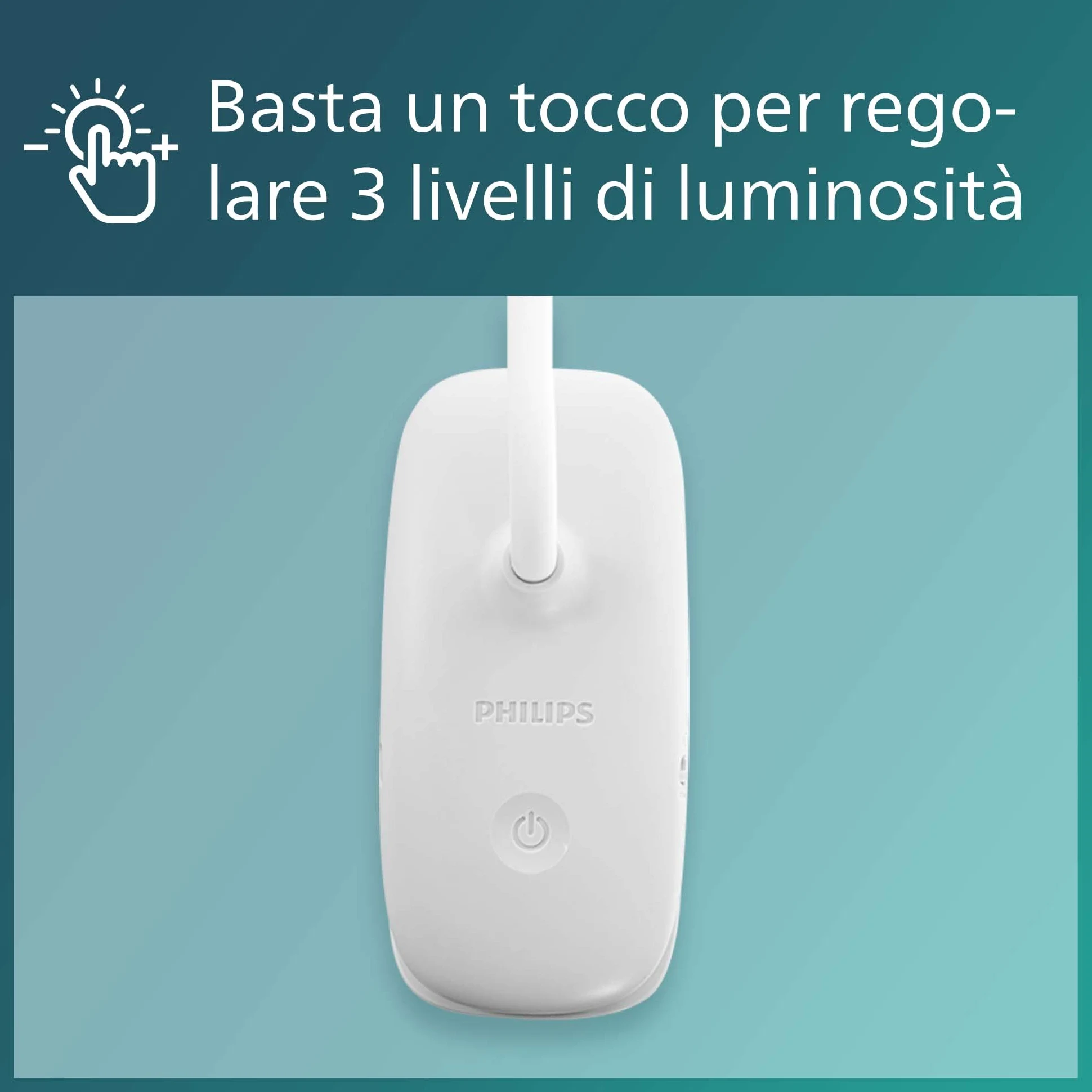 PHILIPS LAMPADA DA TAVOLO DONUTCLIP 2.3W 40K P USB 02 Rosa 39687600