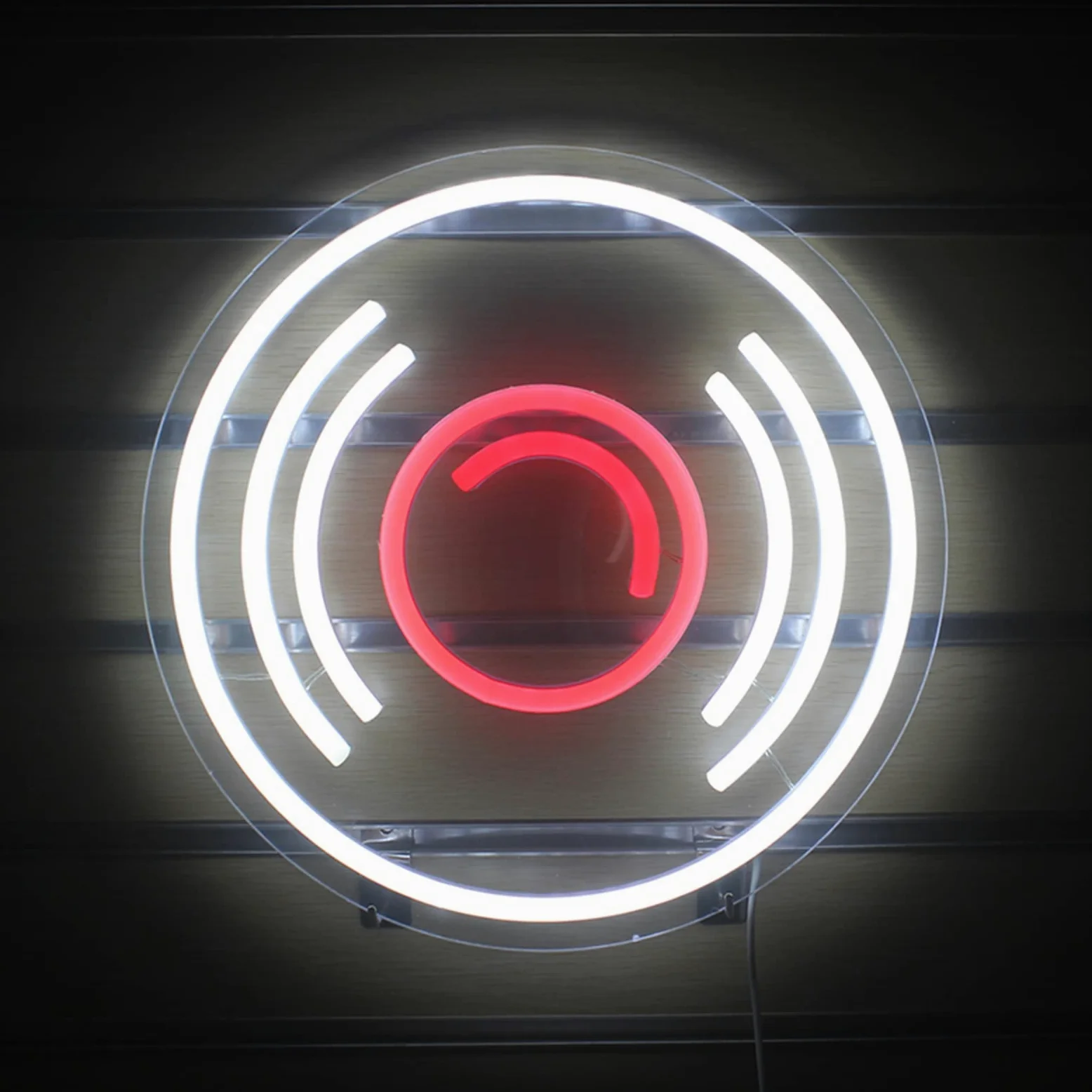 Insegne al Neon a LED Illuminazione CD Record Wall Hanging Art Lampade notturne Insegne al Neon Personalizzate Negozio Music Bar Music Room Decor Alimentato Tramite USB