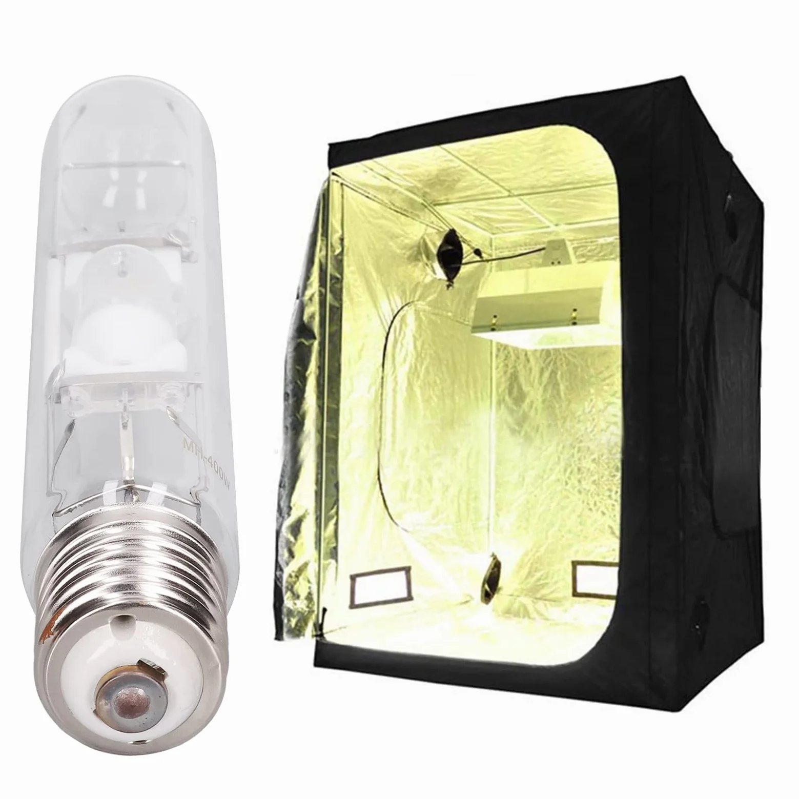 Fyearfly Lampada ad alogenuri metallici, lampada ad alogenuri metallici 400W Sostituzione della lampadina a basso consumo energetico da 110V a 240V