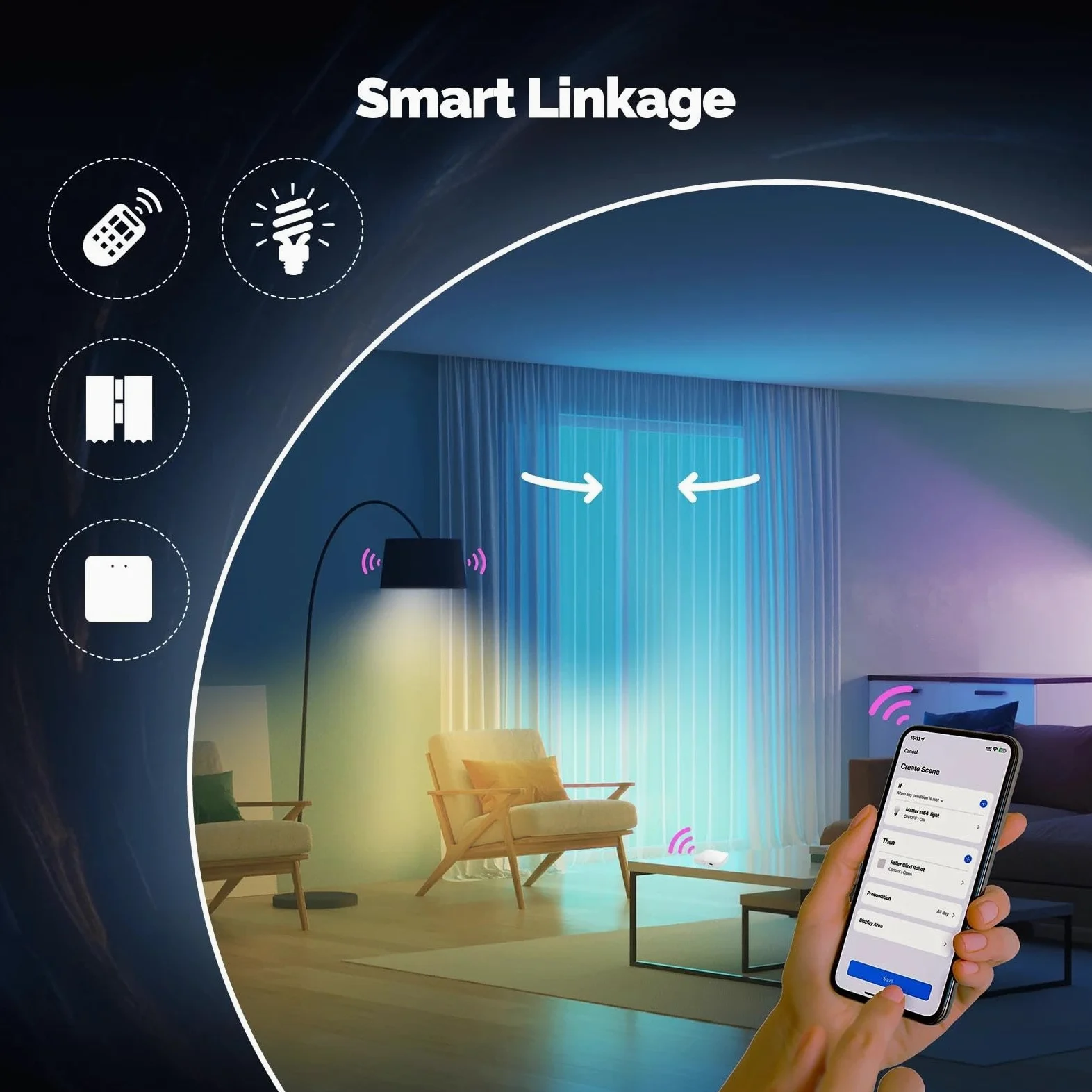 Lampadina LED Tuya Smart ST64 Edison WiFi Dimmerabile 16M Colori RGB 2700K-6500K Compatibile con Alexa Google Home,3pcs