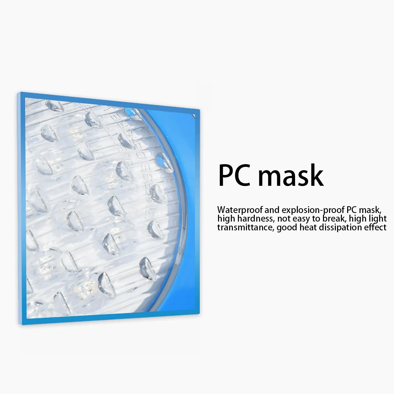 Fafeicy Luce Subacquea, Luce per Piscina a LED Simming Lampada da Parete Subacquea in Acciaio Inossidabile AC12V RGB Perline Lampada Ad Alta Potenza 18 Tasti, Luci Subacquee Continue (24W)