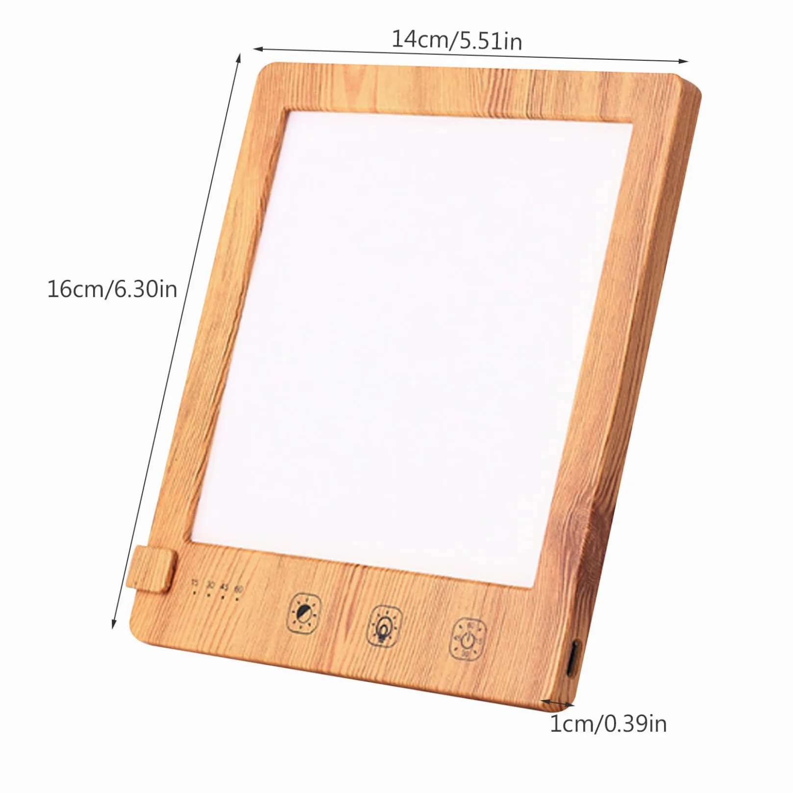 Lampada Triste 10000lux 3000K-6500K Luce Triste USB con 3 Modelli di Colore, 4 Livelli di luminosità Lampada Diurna con 4 Timer Ambiente Timer Dimensione compatta Lampada da Sole Lampada