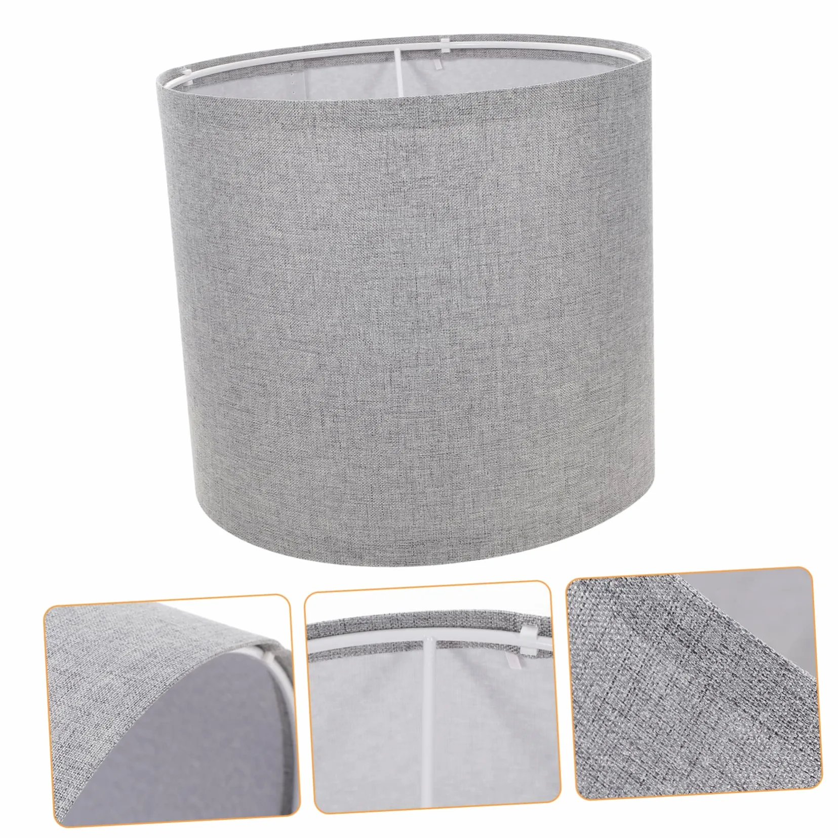 Uonlytech 2 Paralumi in Lino per Lampade da Tavolo e Terra, Luce Morbida, Design Smontabile, per Casa e Hotel