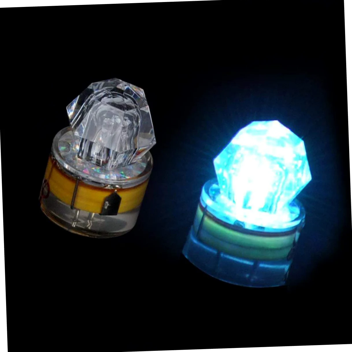 Yardwe 10 Pezzi Luce di Pesca Subacquea LED Richiamo di Pesca Luce Notturna Luce di Notte Attrezzi da Pesca di Notte Luci da Pesca per di Notte Lampada da Pesca Luce Subacquea Richiamo