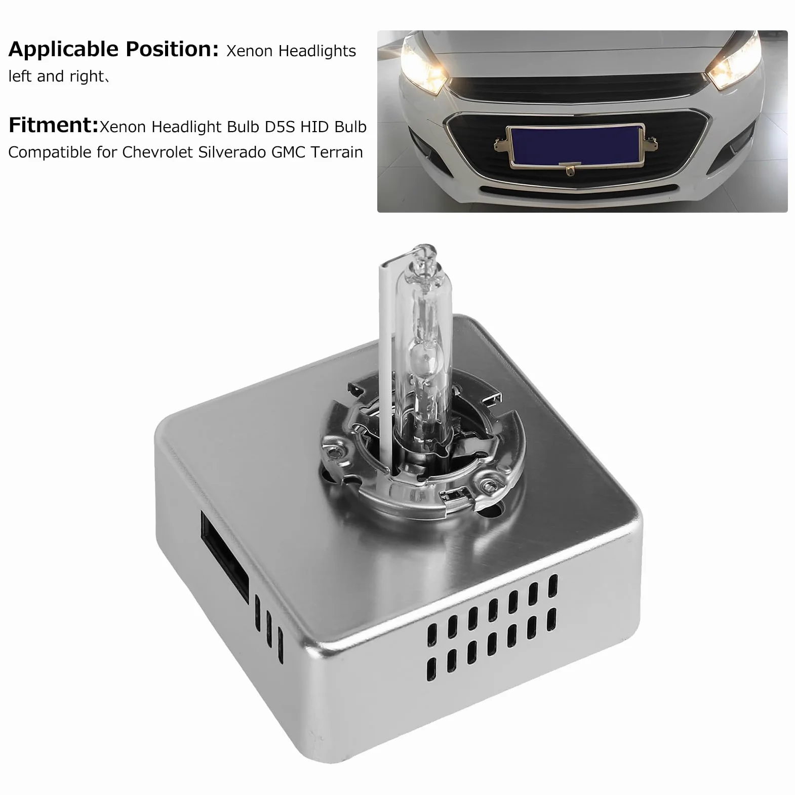 9285410171 Lampadina per fari allo xeno D5S Lampadina HID compatibile per C*hevrolet S*ilverado GMC A*udi A3 A4 A6 Q3 Q5 Q7Lampadina per fari con bruciatore allo xeno 25W 35W