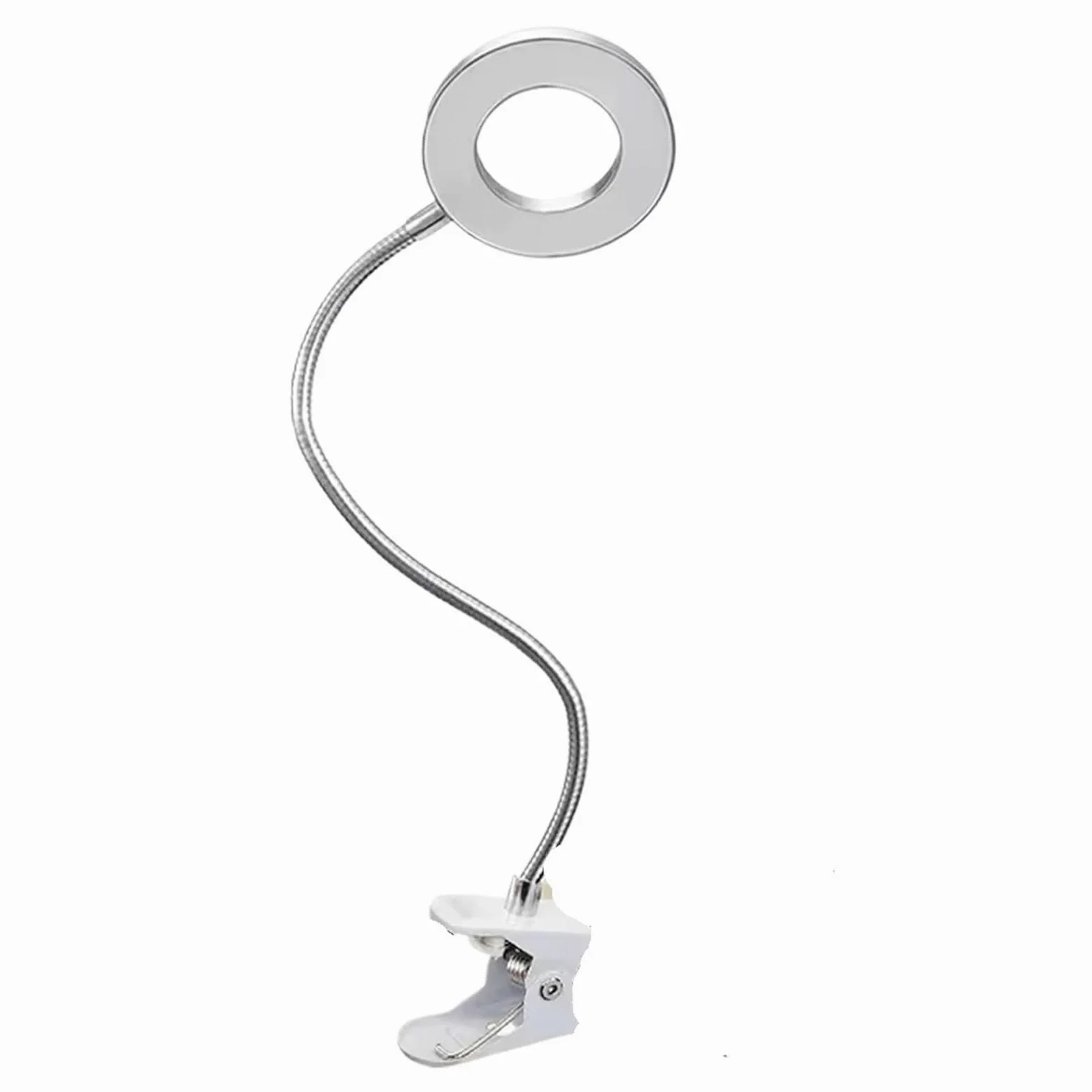 Lampada da studio for libri da lettura a LED con luce a clip | 10 Luminosità Protezione degli occhi Scrivania for studenti con collo di cigno(Black)