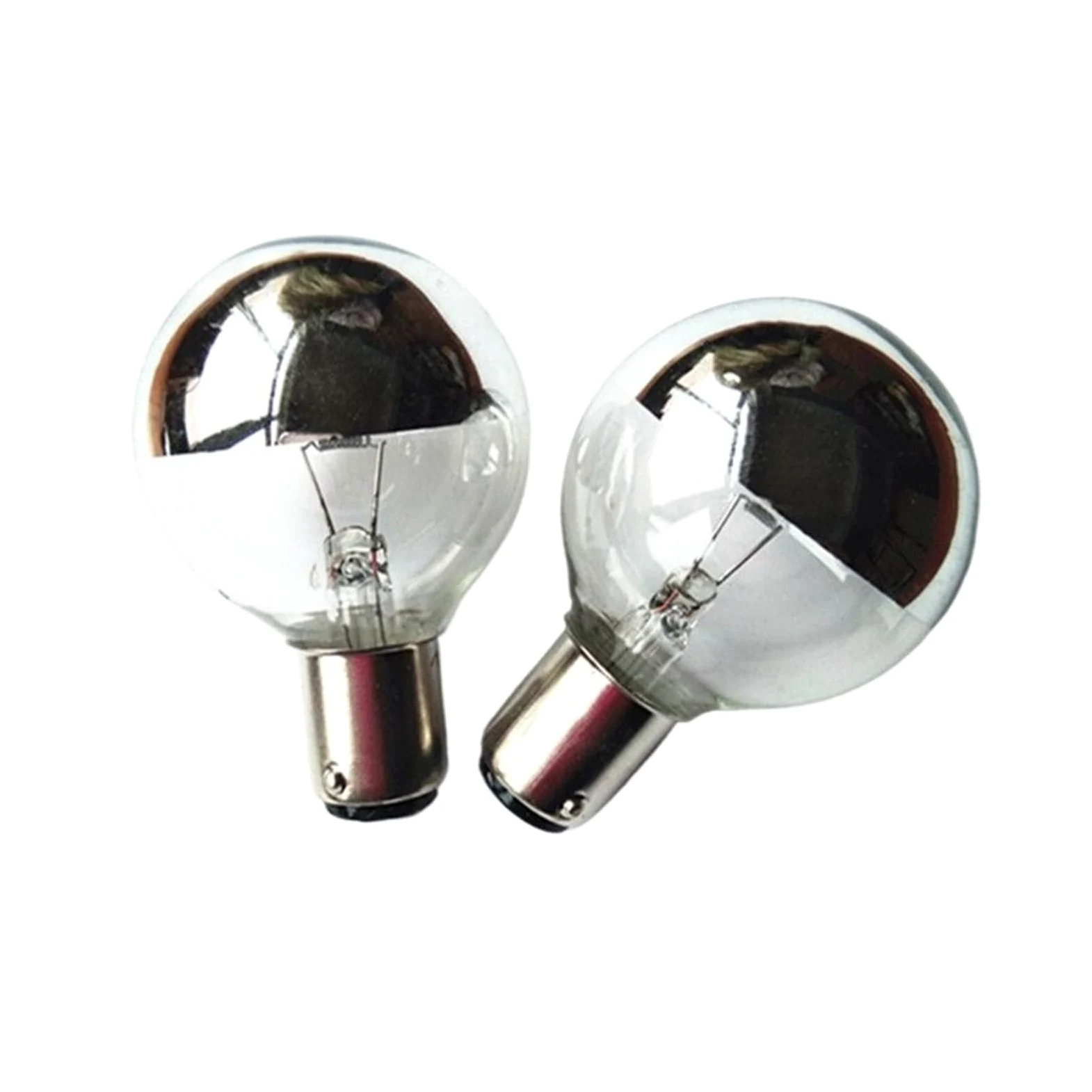 10 Pezzi 24 V 25 W 50 W Doppio Contatto BA15d Lampada Adatta for lampade chirurgiche 24 V 25 W H016164 Mezza Ciotola Argentata Lampadina Senza Ombre(24V 25W)