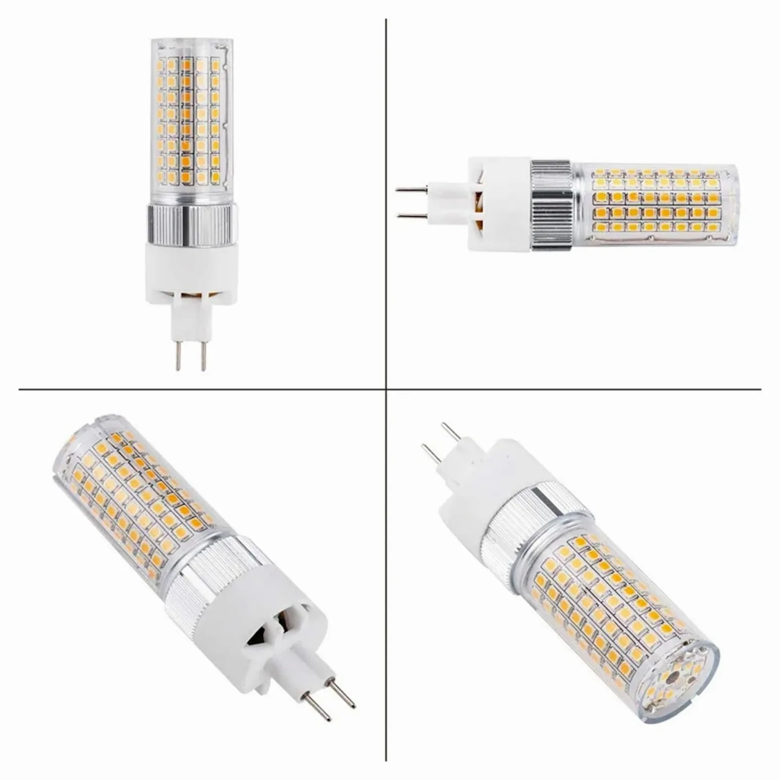 2pcs 16W G8.5 LED Lampadina A Mais Bi Pin A 150W Alonuri Metallici Lampada Da Strada For Gara Illuminazione Ad Alta Resa Cromatica(Natural Light)