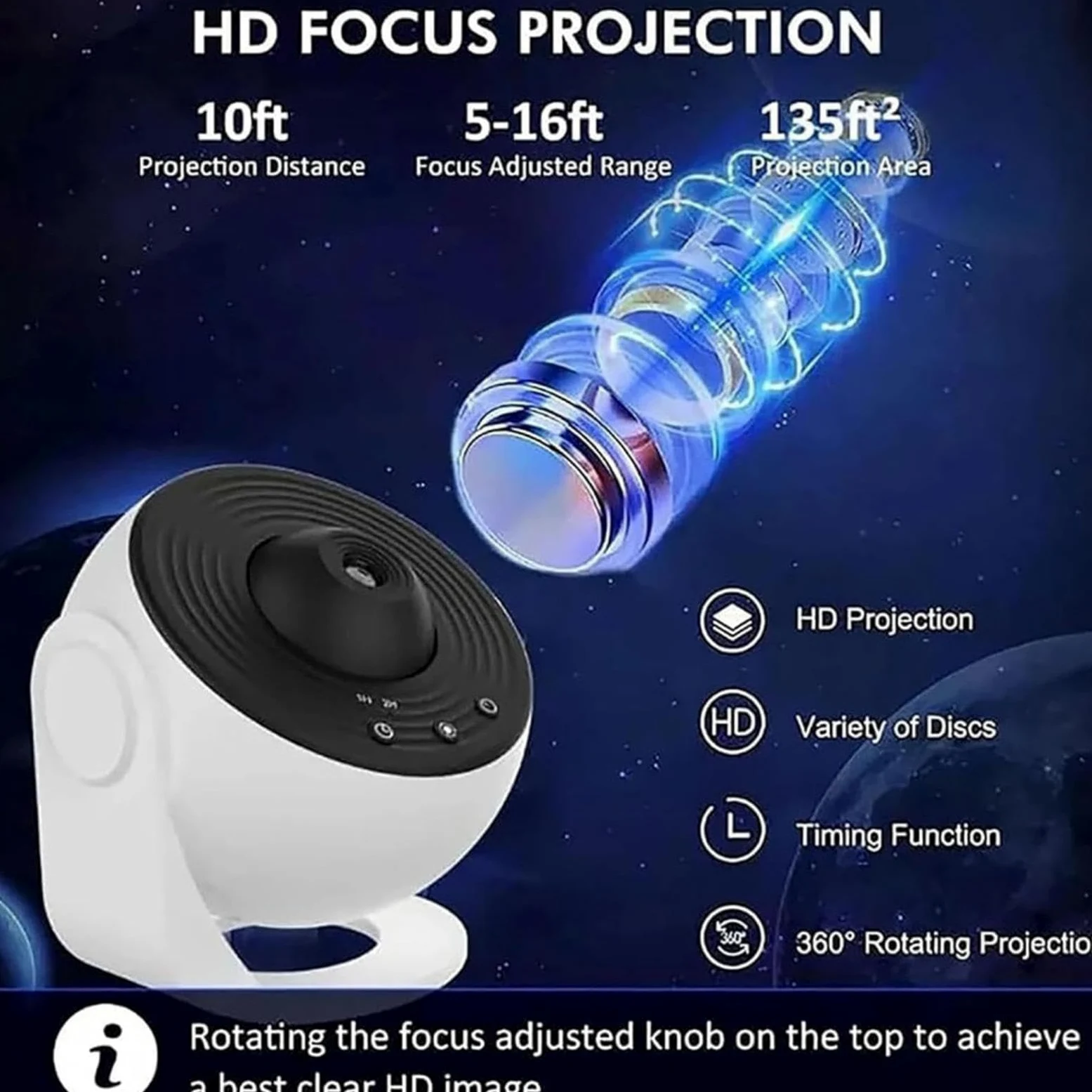 Proiettore di luce notturna a forma di stella, 13 in 1, proiettore, luce notturna a soffitto con stelle stellate, lampada a LED con timer per adulti, tutte le età, amici