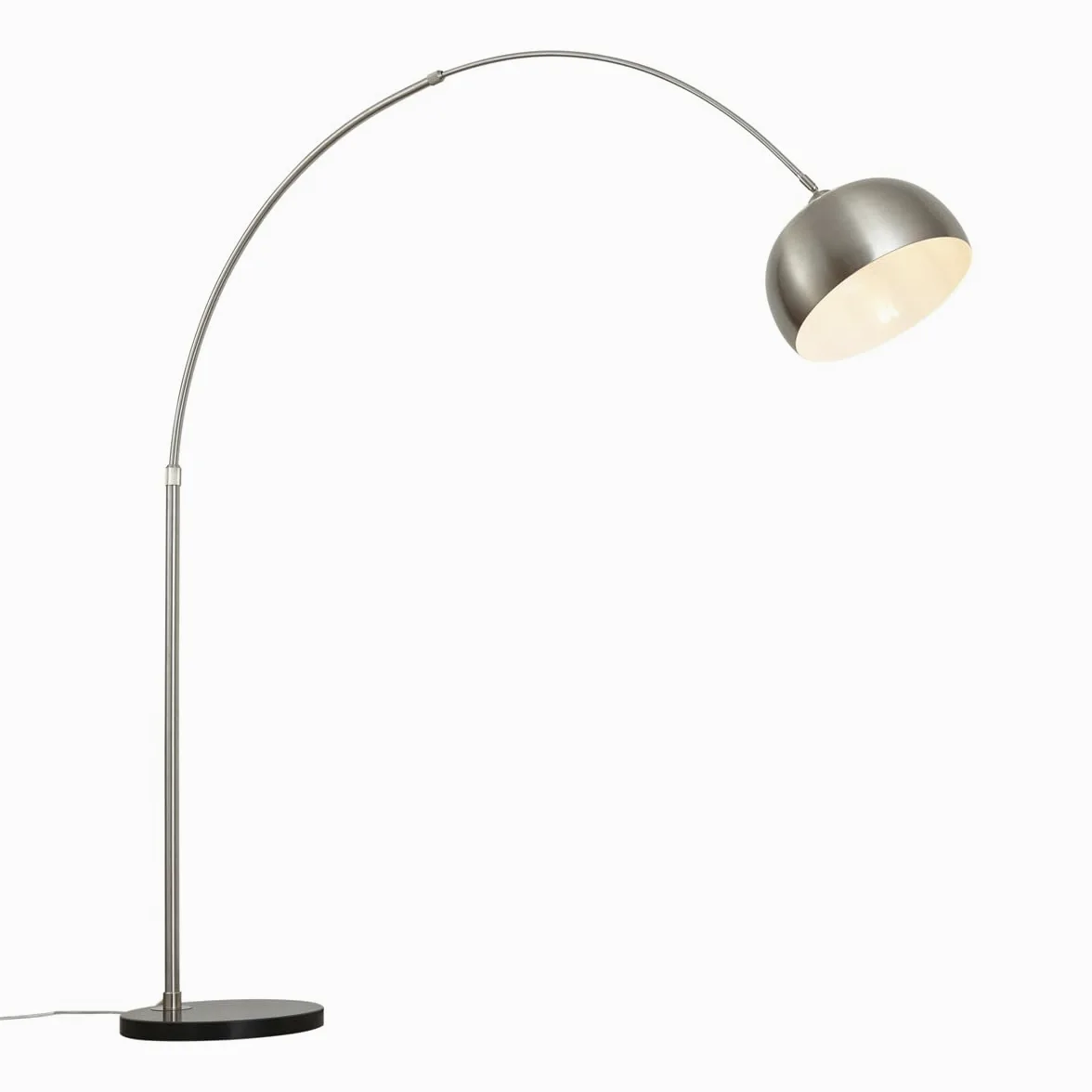 Qazqa Booglamp XXL - Lampada da terra arco Moderno - 1 luce - L 1700 mm - Acciaio - Moderno - Soggiorno