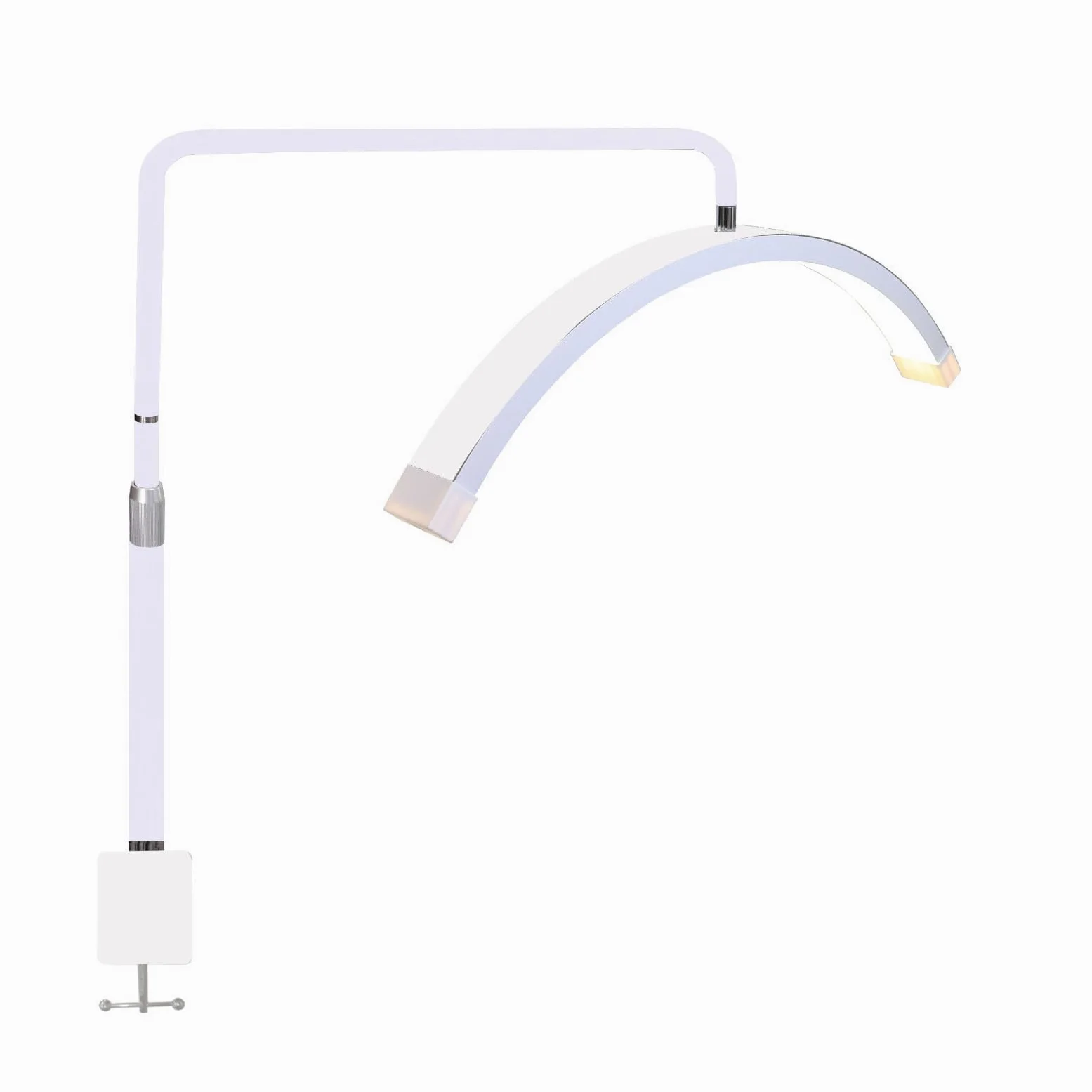 Luci a Mezzaluna, Lampada a Mezzaluna da 1700lm, Altezza Regolabile, 5600K, 35W, per la Cura della Pelle (Spina europea)