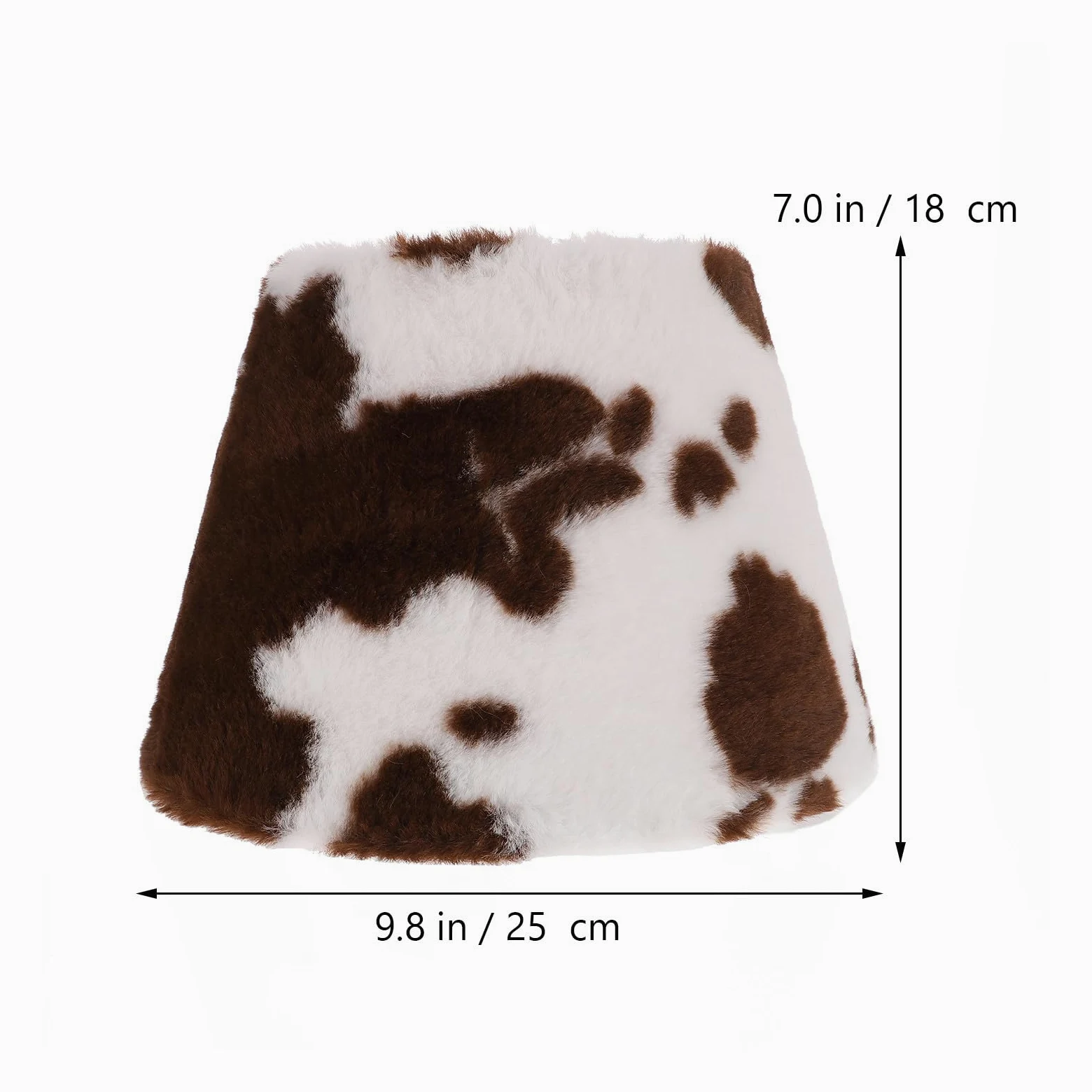 Vaguelly Paralume Facile Installazione o per Lampada da Tavolo in Peluche Design Creativo a Stampa Animale, Struttura Semplice Lampada da Salotto Comodino