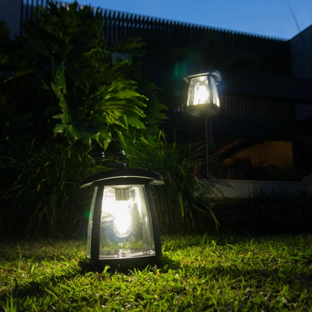 Torcia solare a LED in alluminio da 350 lm, impermeabile IP65, controllo touch, 4 modalità di illuminazione, lampada solare per esterni per cortili e campeggio. Regolabile per appendere alla lampada