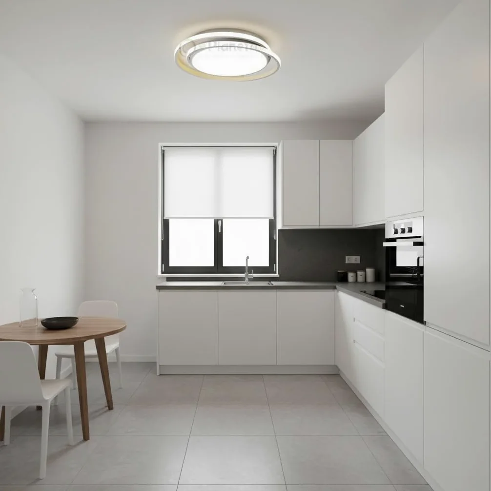 TOT ELECTRIC Plafoniera LED Rotonda 65W da Soffitto Design Moderno Bianco | Luce Naturale, Fredda, Calda, Per Camera e Cucina, Forma a Cerchio, Risparmio Energetico, Installazione a Soffitto