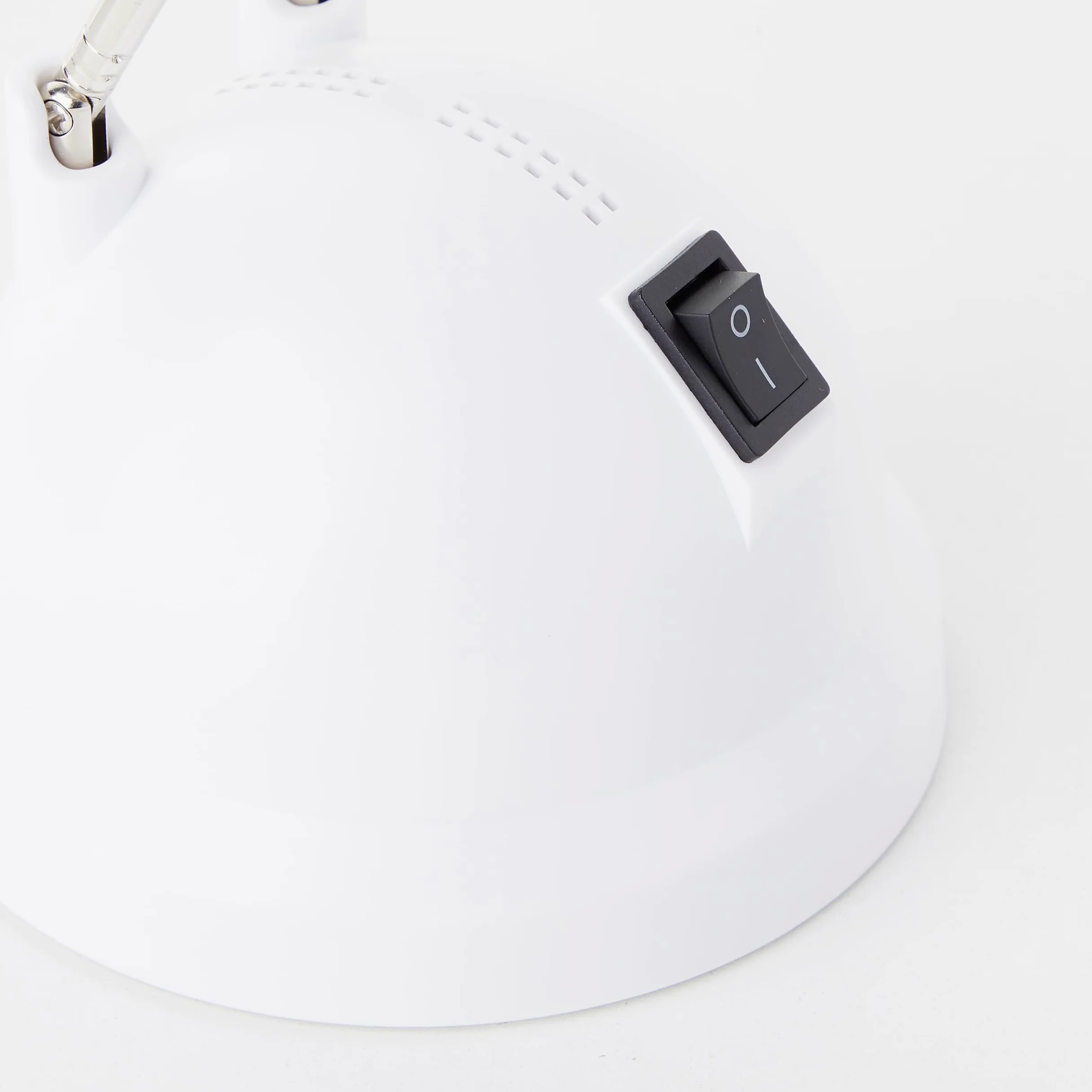 Brilliant Katrina Lampada da tavolo a LED regolabile in altezza e girevole per ufficio bianca 600 lumen, 7,26 W, LED integrato, 40 x 11,5 x 44 cm