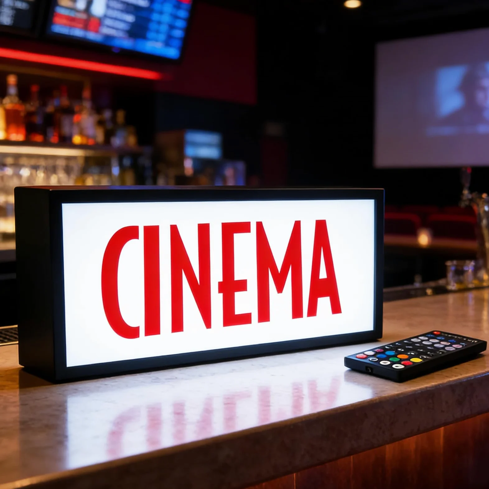 Segnale cinematografico vintage con effetto neon, alimentazione USB, dimmerabile, per Home Theater, sala multimediale, cinema, bar, illuminazione ambientale, regalo per gli appassionati di