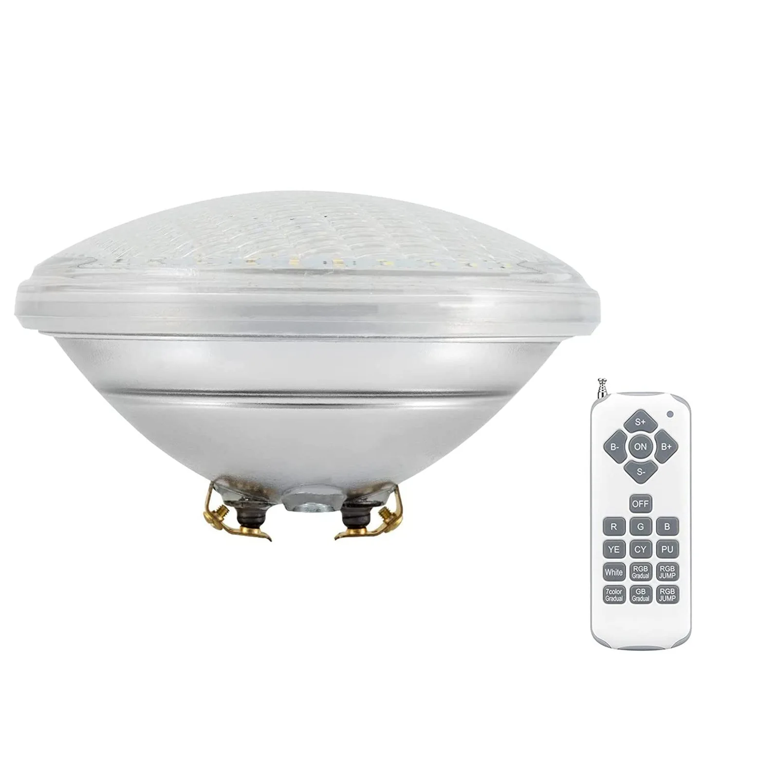 RGBW Faretto Subacqueo Piscina Incasso, PAR56 Faretti LED Piscina Immersione 12V AC per Piscina, Jacuzzi di Acqua Salata (Colore : RGBW+Telecomando, Potenza : 12W)