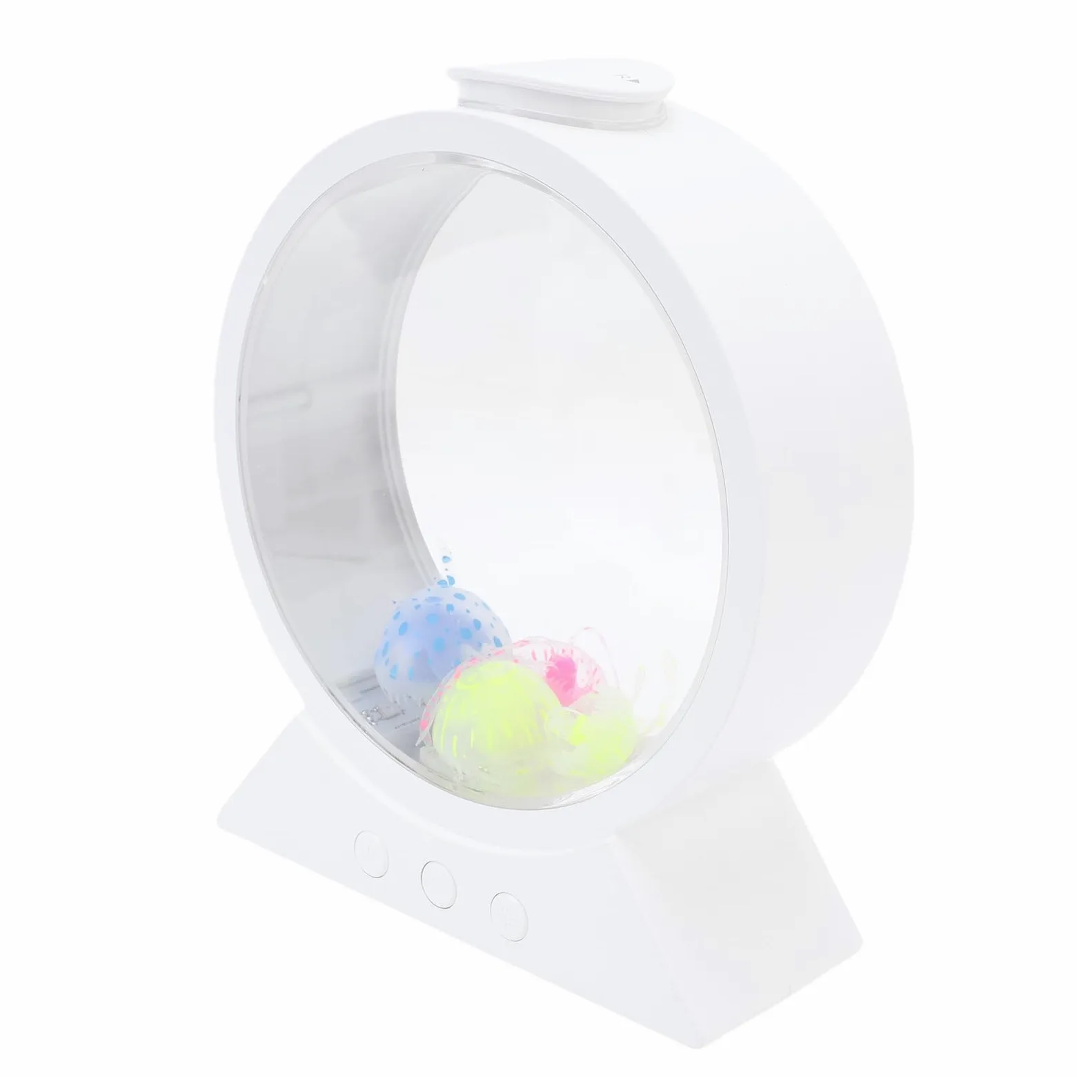 Elprico Lampada per Gelatine, Fritta di Gelatina Fantasy a LED, 7 a Colori Decorazioni per Lampada da Tavolo Jellyfish, Lampada da Notte di Rotonde per Bambini Grandi Regali per Bambini
