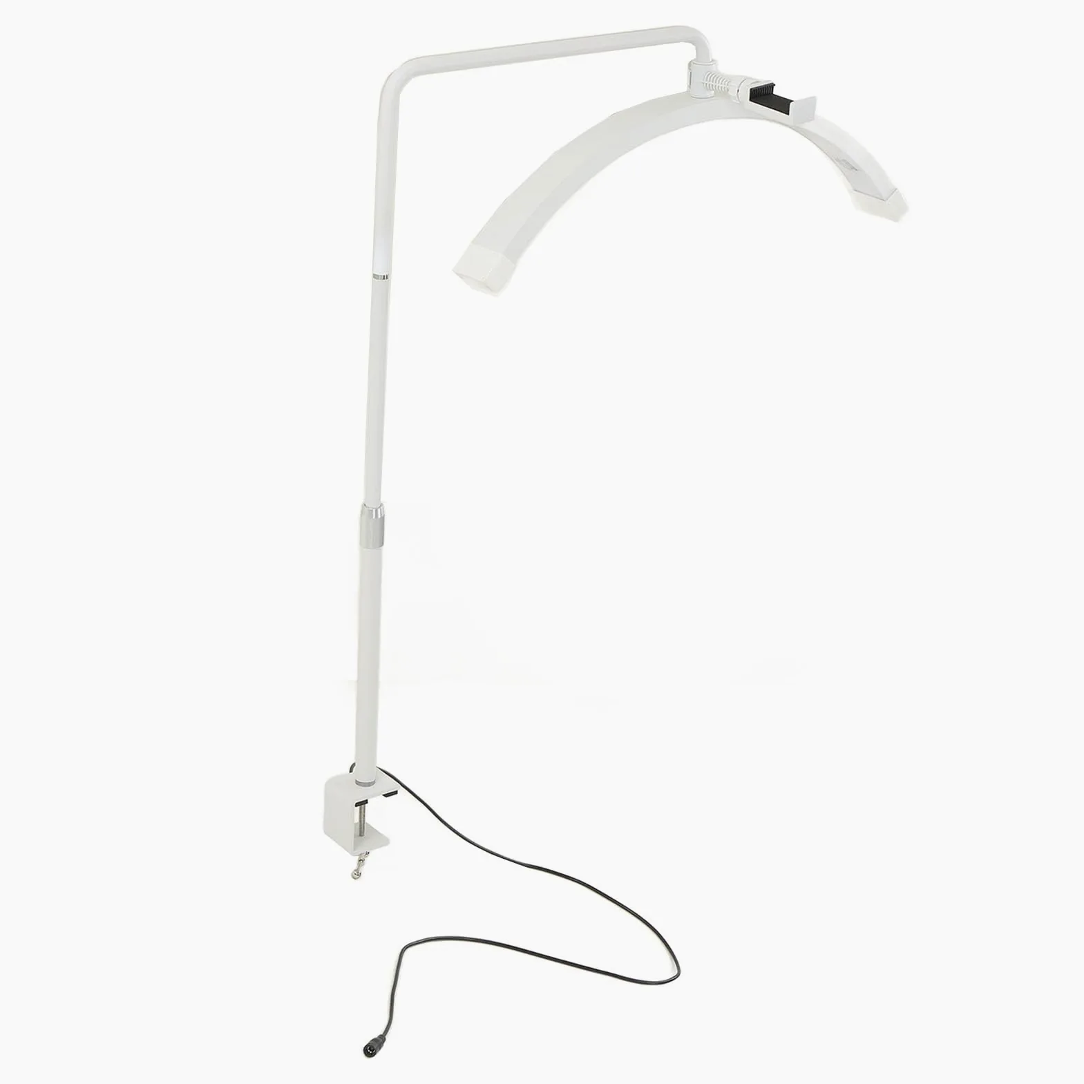 Luci a Mezzaluna, Lampada a Mezzaluna da 1700lm, Altezza Regolabile, 5600K, 35W, per la Cura della Pelle (Spina europea)
