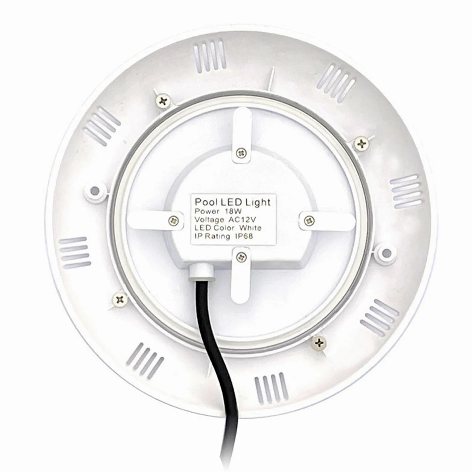 EDEDE Luci Piscina, Luci a LED for Piscina Luci for Piscina a Parete Luci subacquee Luci for Piscina(Rot,24W)