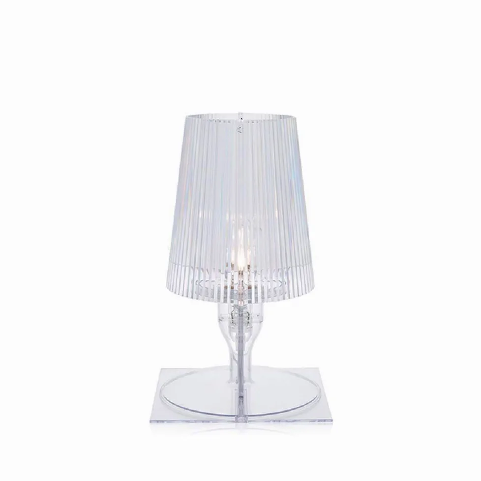 Kartell Take Lampada da Tavolo, Trasparente, Cristallo