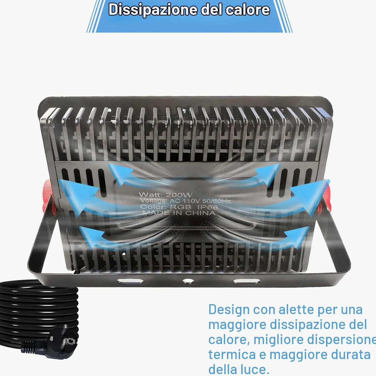 Faretto LED RGB Esterno 200W, Indmird 2 Pezzi Faro LED RGB con Telecomando IP66 Impermeabile Proiettori LED RGB, Faretti RGB 16 Colori 4 Modalità Luce d'Atmosfera RGB per Halloween, Feste, Giardino