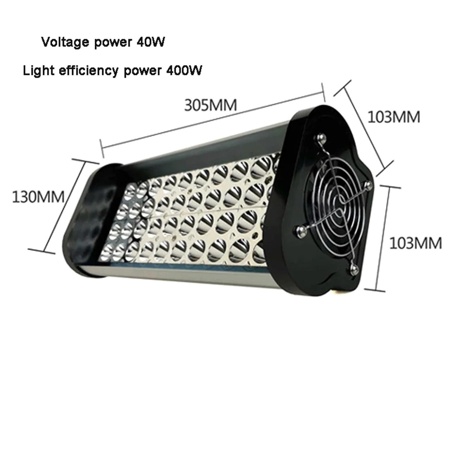 Lampada per polimerizzazione UV Lampada polimerizzante colloidale UV portatile da 400 W LED Testina di stampa Stampante fotografica a getto d'inchiostro Lampada polimerizzante UV Cob da 395 nm(405nm)