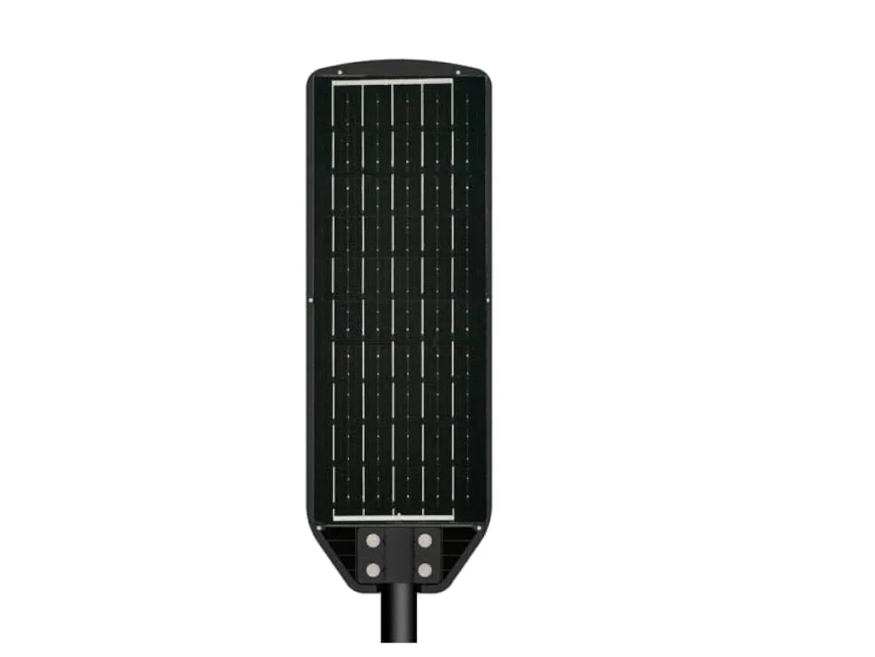 UNIVERSO J02-270W-F LAMPIONE STRADALE LED 270W EQUIVALENTI CON PANNELLO SOLARE FOTOVOLTAICO E SENSORE DI MOVIMENTO IP65 2700 LUMEN
