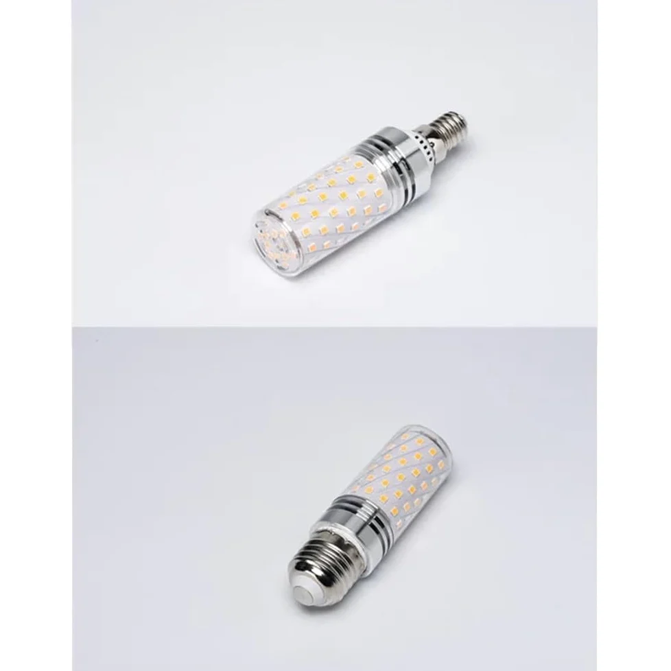 lampadine 50 pz. AC110~220V 1 2W. E27 / E14 LED Lampada GUIDATO Lampadina SMD2835. Lampadina di Mais 8. 6. DS ad Alta luminosità lampadario Candela Candela Cristallo Luce Decorazione della casa(E14,