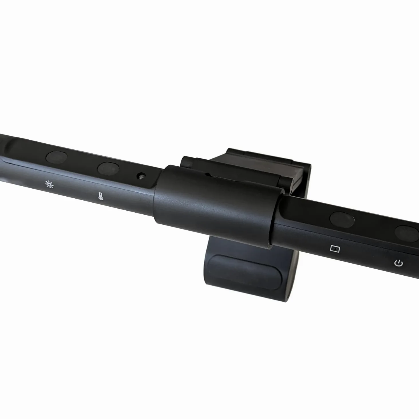 FeinTech LT751 Lampada per monitor curvo con telecomando e sensore di luce - Lampada da scrivania a LED fissabile, dimmerabile, ideale per monitor curvo e schermi da 24 pollici, barra luminosa 51 cm