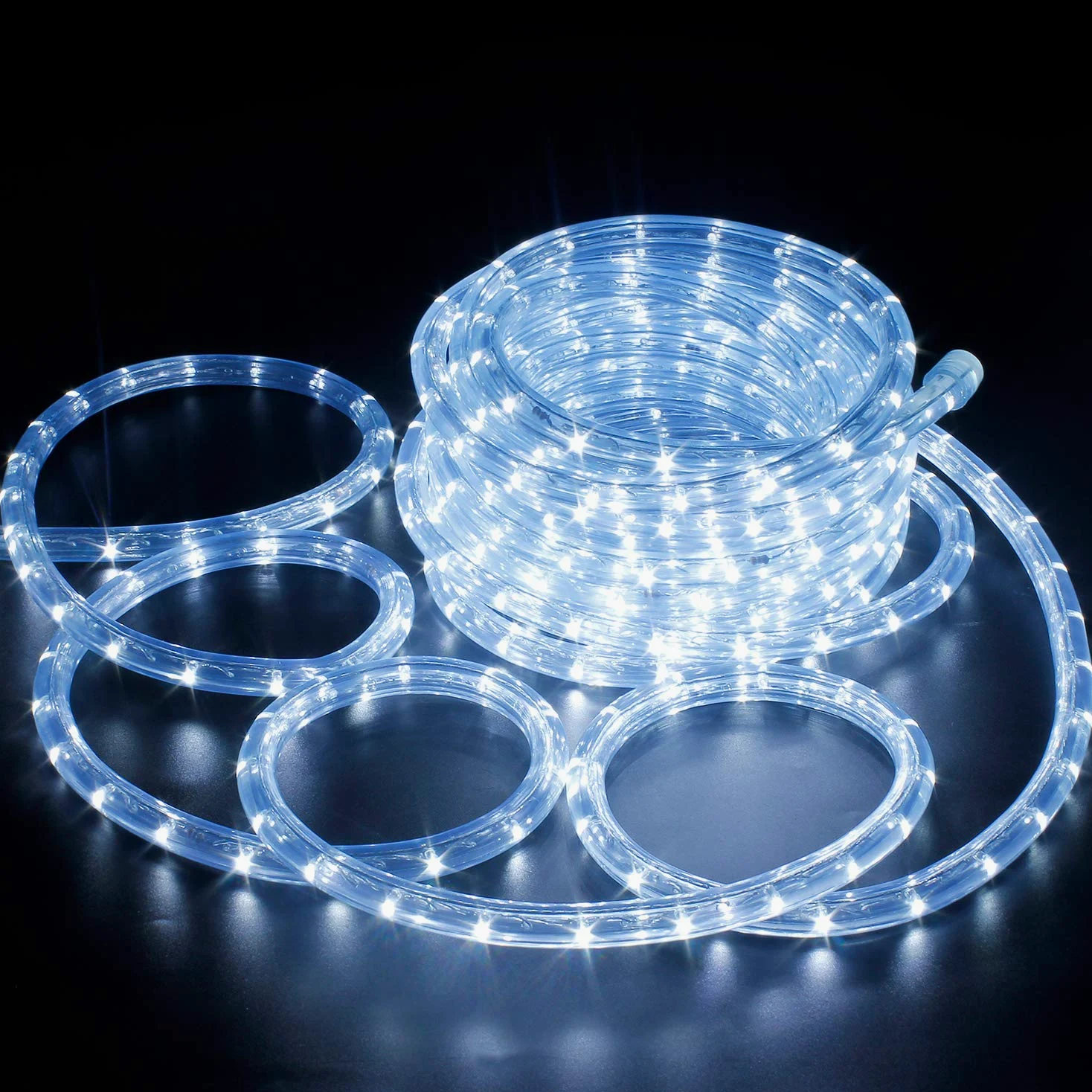 Forever Speed 10M Tubo Luminoso LED Flessibile Bianco Freddo per Esterni e Interni Decorazione per Natale, Matrimonio, Vacanze, Giardino, Tetto e Illuminazione IP65