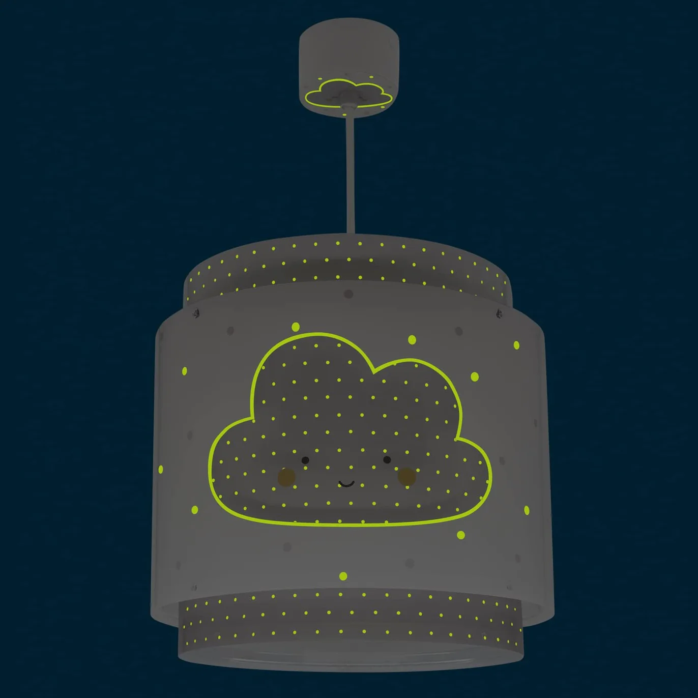 Dalber Lampada da soffitto a sospensione per bambini Baby Dreams Nuvola grigia