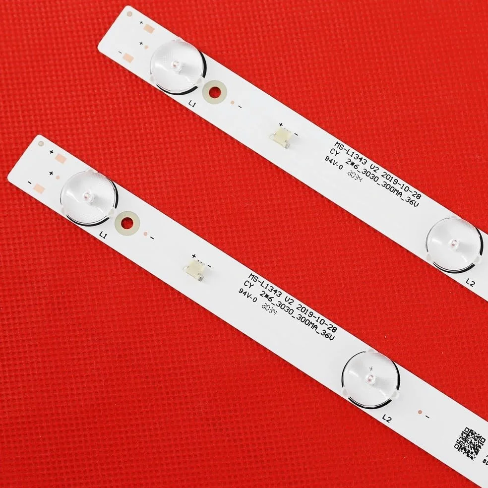 Striscia di retroilluminazione a LED 6LED Compatibile for 32 Pollici JL.D32061330-081AS-M E348124 MS-L1343 L2202 L1074 V2 2-6-3030-300MA-36V