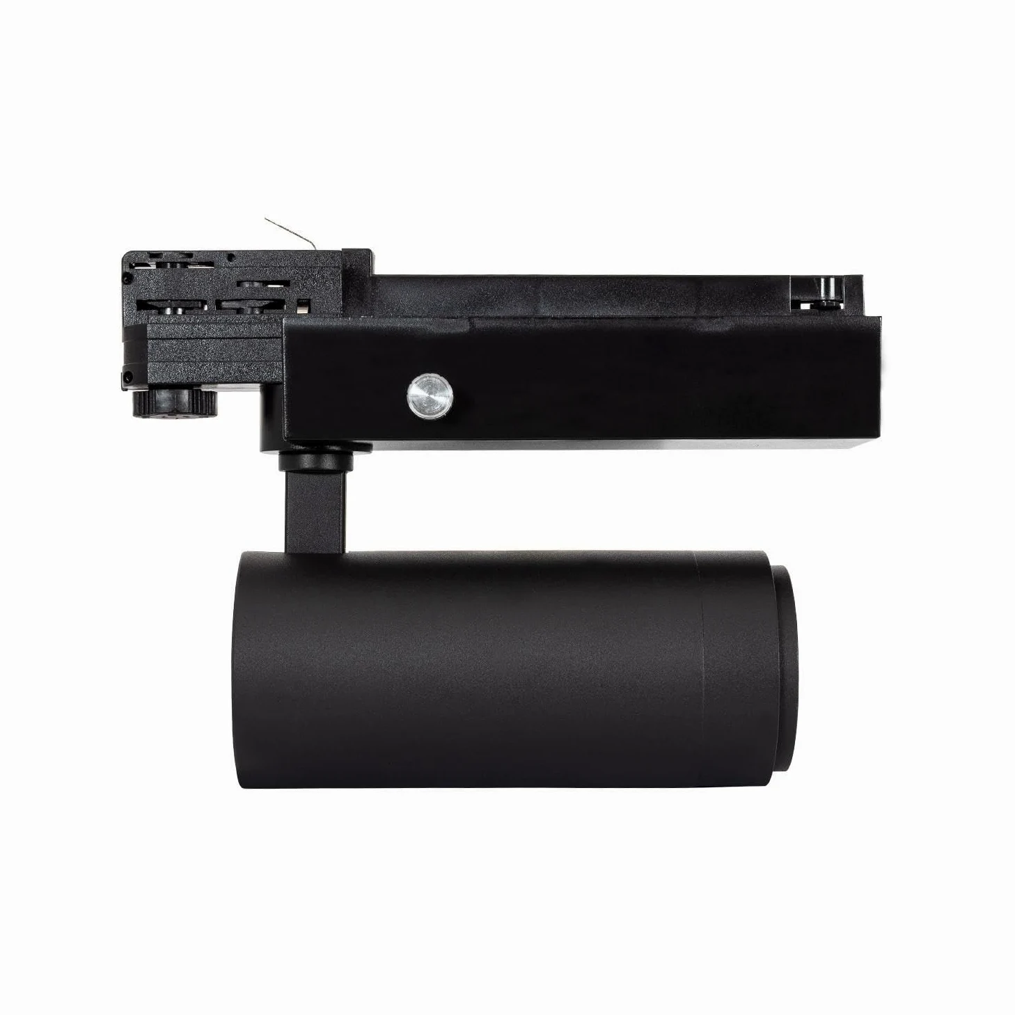 LEDKIA LIGHTING Faretto LED Binario Trifase 30W Regolabile Wolf Multiangolo 15-60º Nero 3000K Bianco Caldo