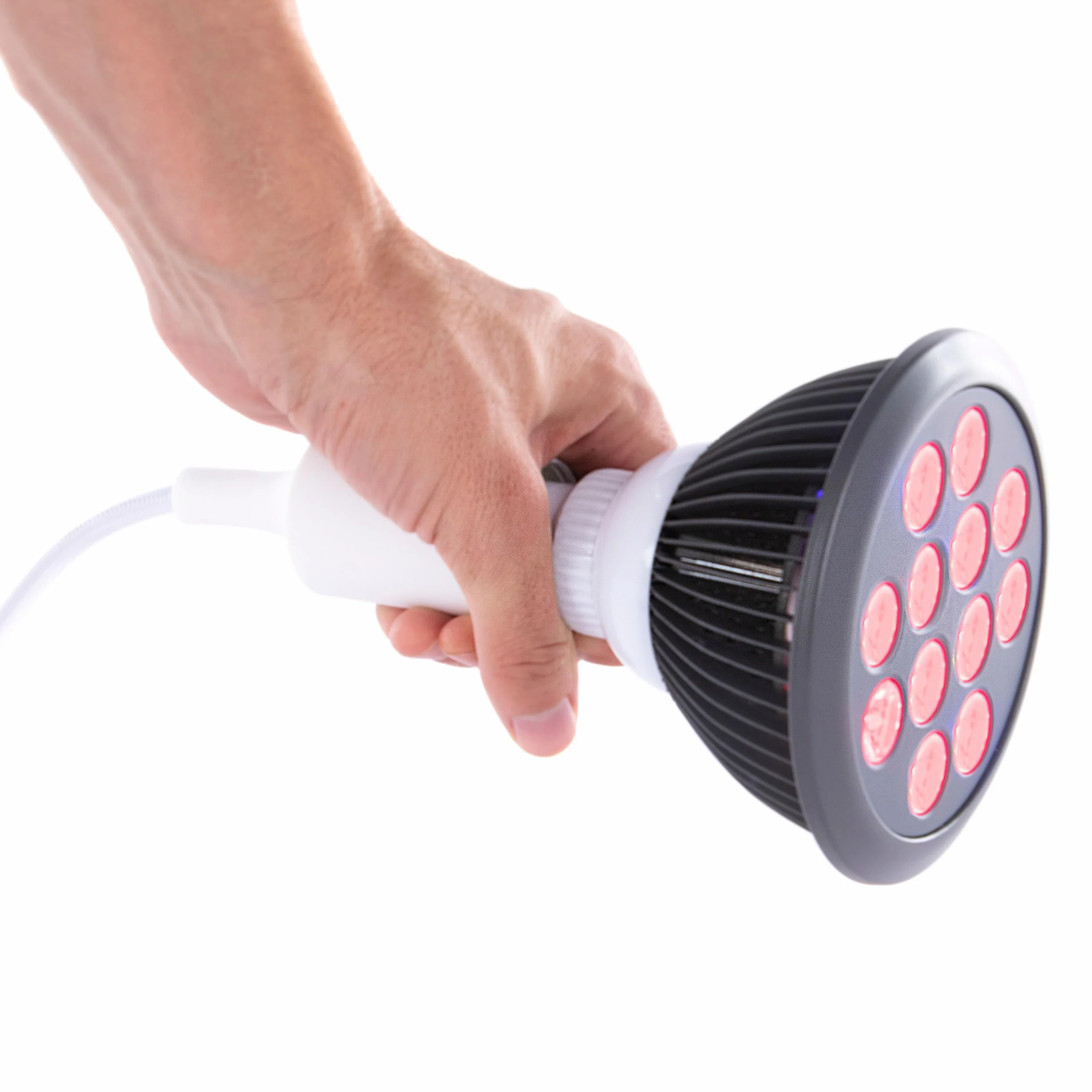 Red Light Therapy by Hooga with Power Cord.Red 660nm Near Infrared 850nm. 12 LED High Irradiance, Combo Treatment for Skin, Pain Relief, Anti Aging, Muscle Recovery, Performance HG24.